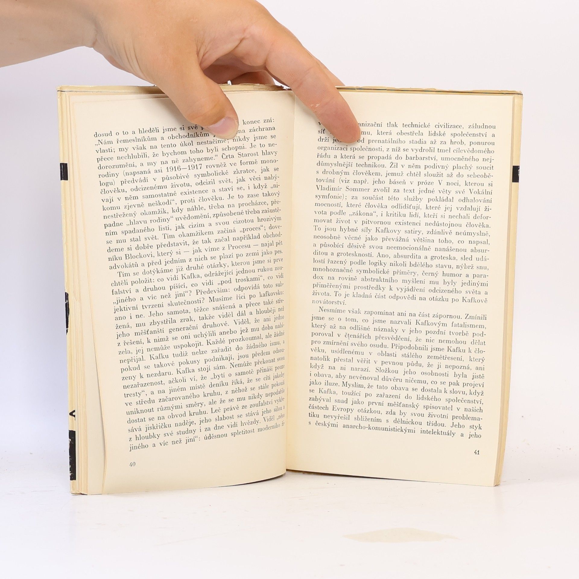 Eduard Goldstücker Na téma Franz Kafka