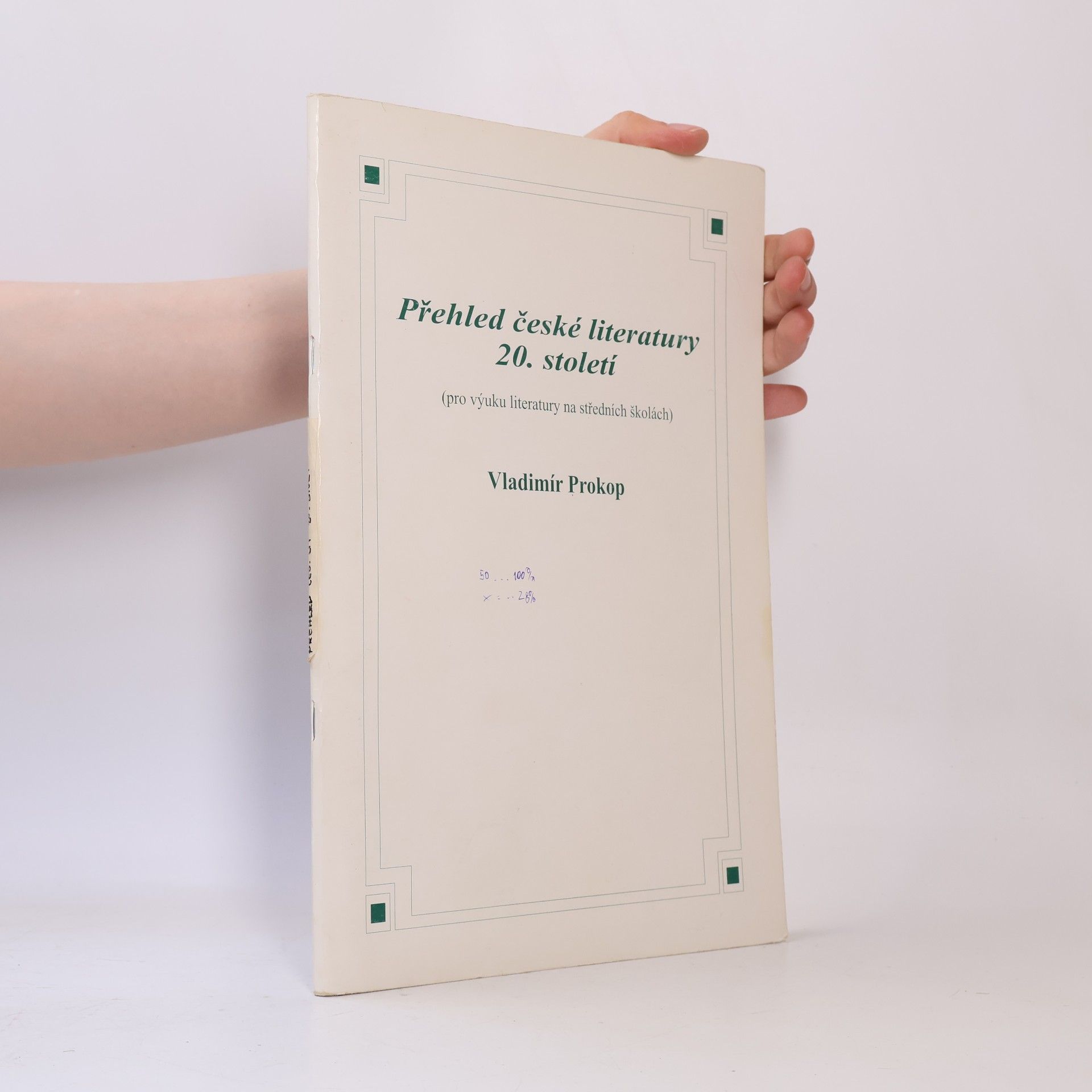 Vladimír Prokop Přehled české literatury 20. století