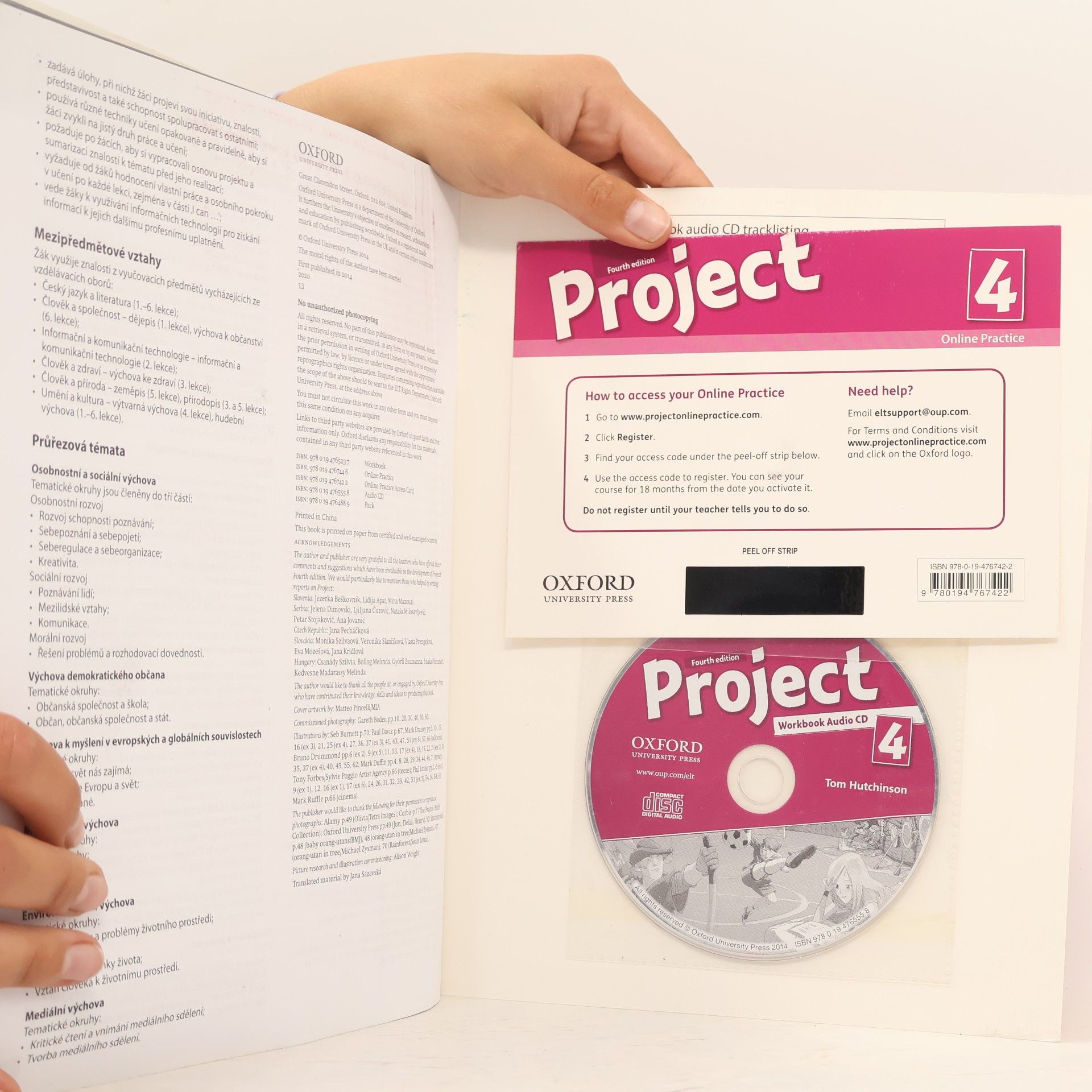Tom Hutchinson Project 4. Pracovní sešit s poslechovým CD