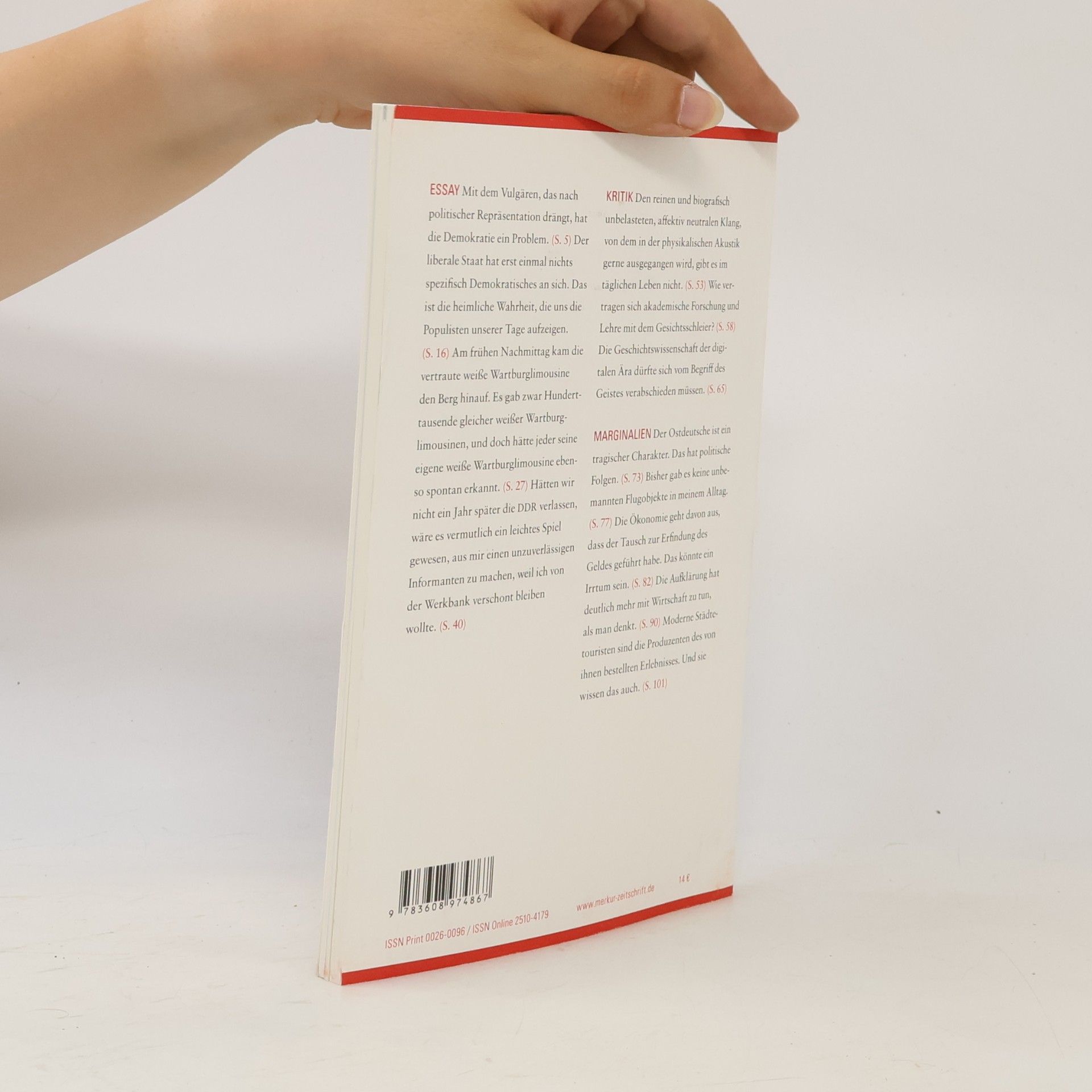 Philip Manow Merkur 12/2019: Nr. 847, Heft 12 / Dezember 2019