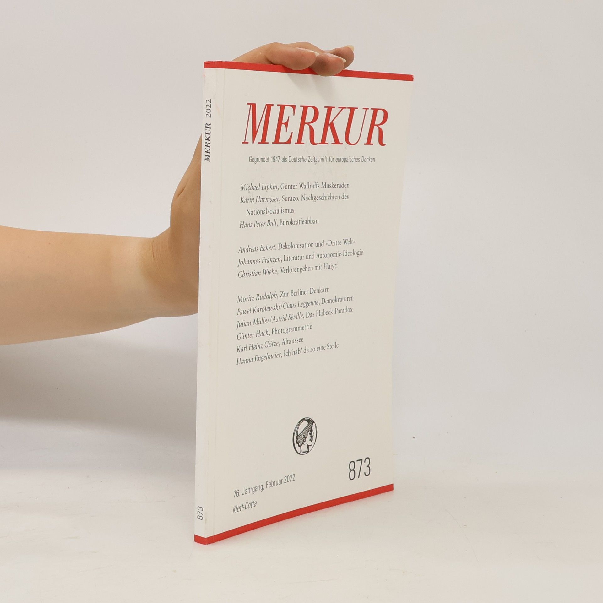 MERKUR Gegründet 1947 als Deutsche Zeitschrift für europäisches Denken - 2022 - 02
