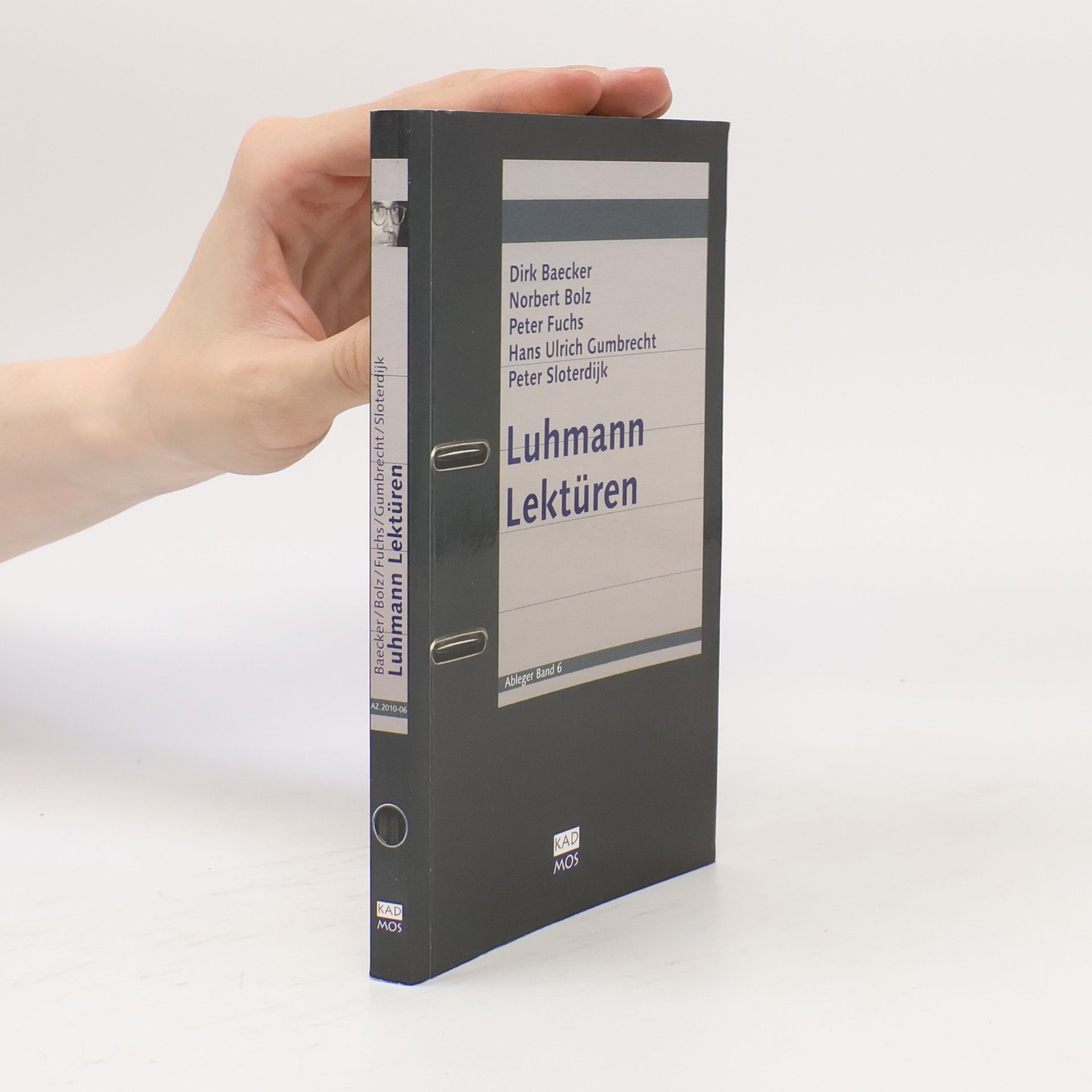 Dirk Baecker Luhmann-Lektüren