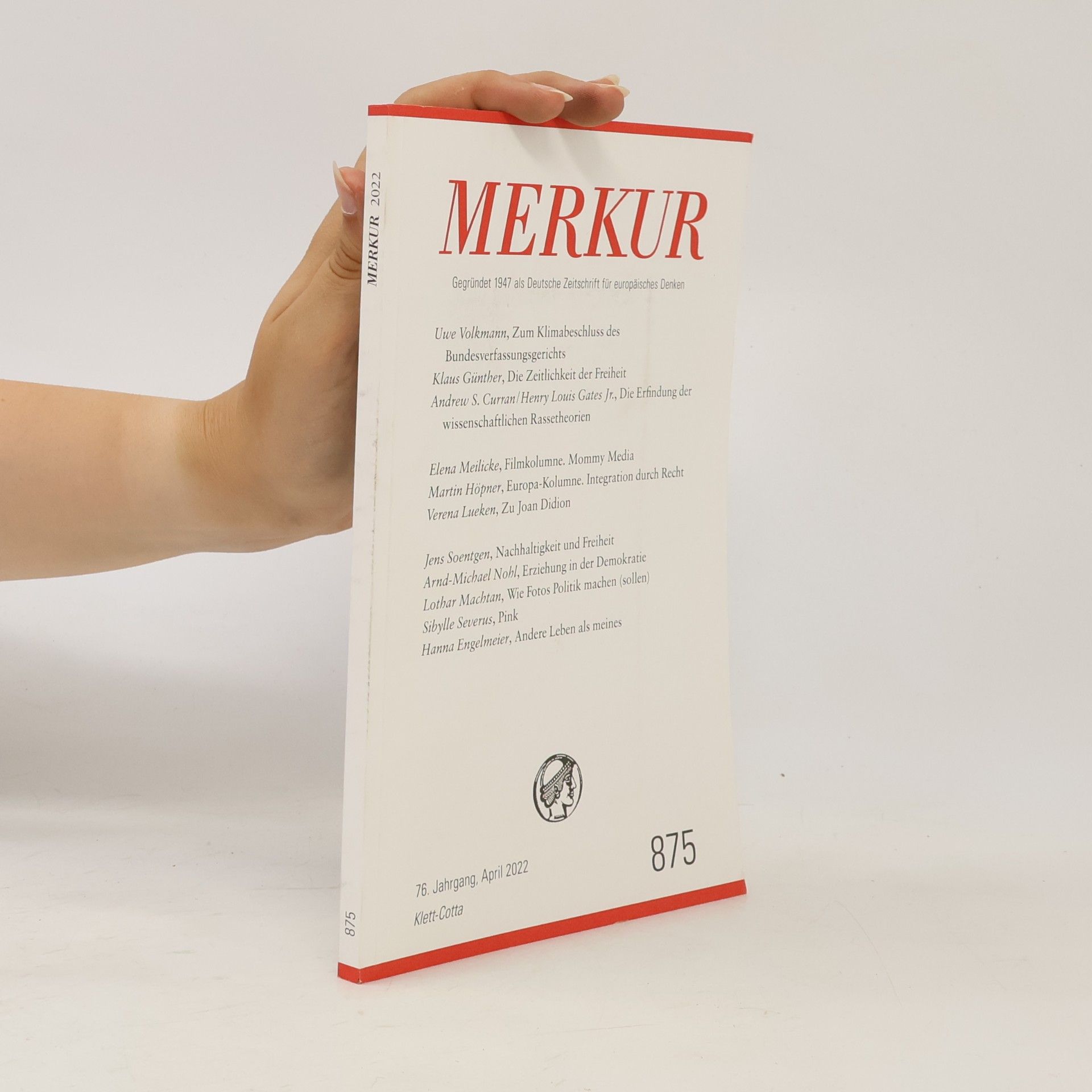 MERKUR Gegründet 1947 als Deutsche Zeitschrift für europäisches Denken - 2022 - 04