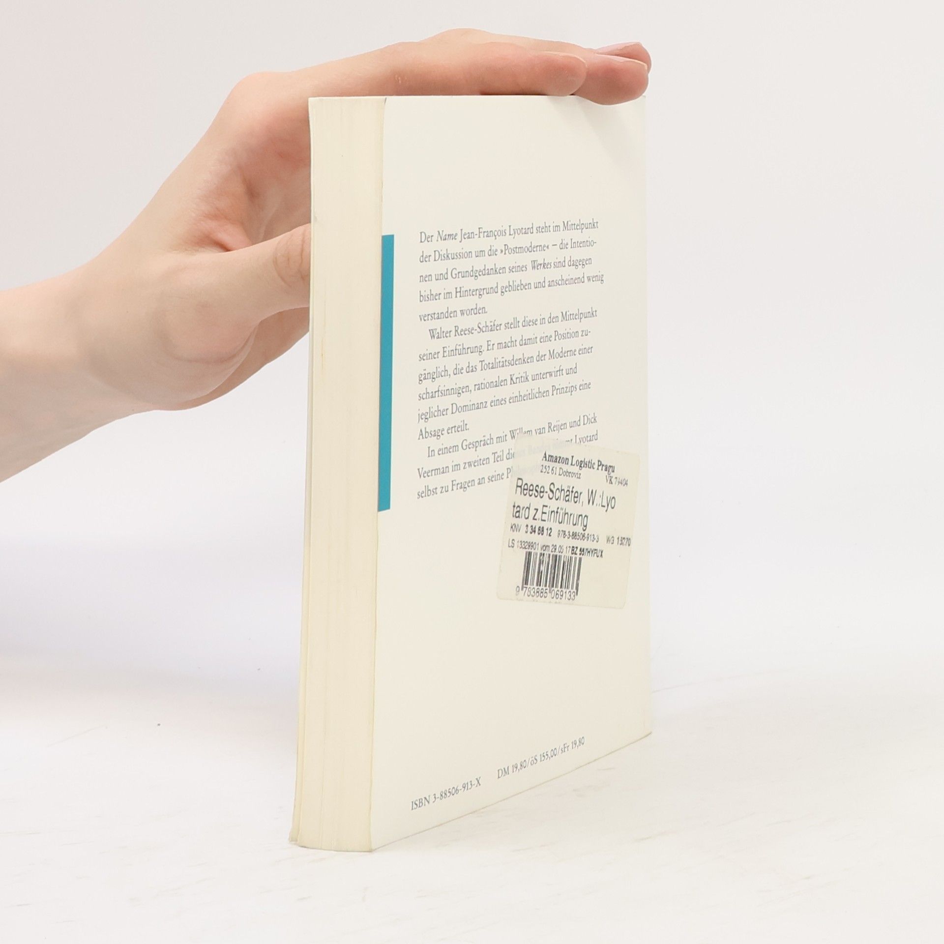 Walter Reese-Schäfer Lyotard zur Einführung