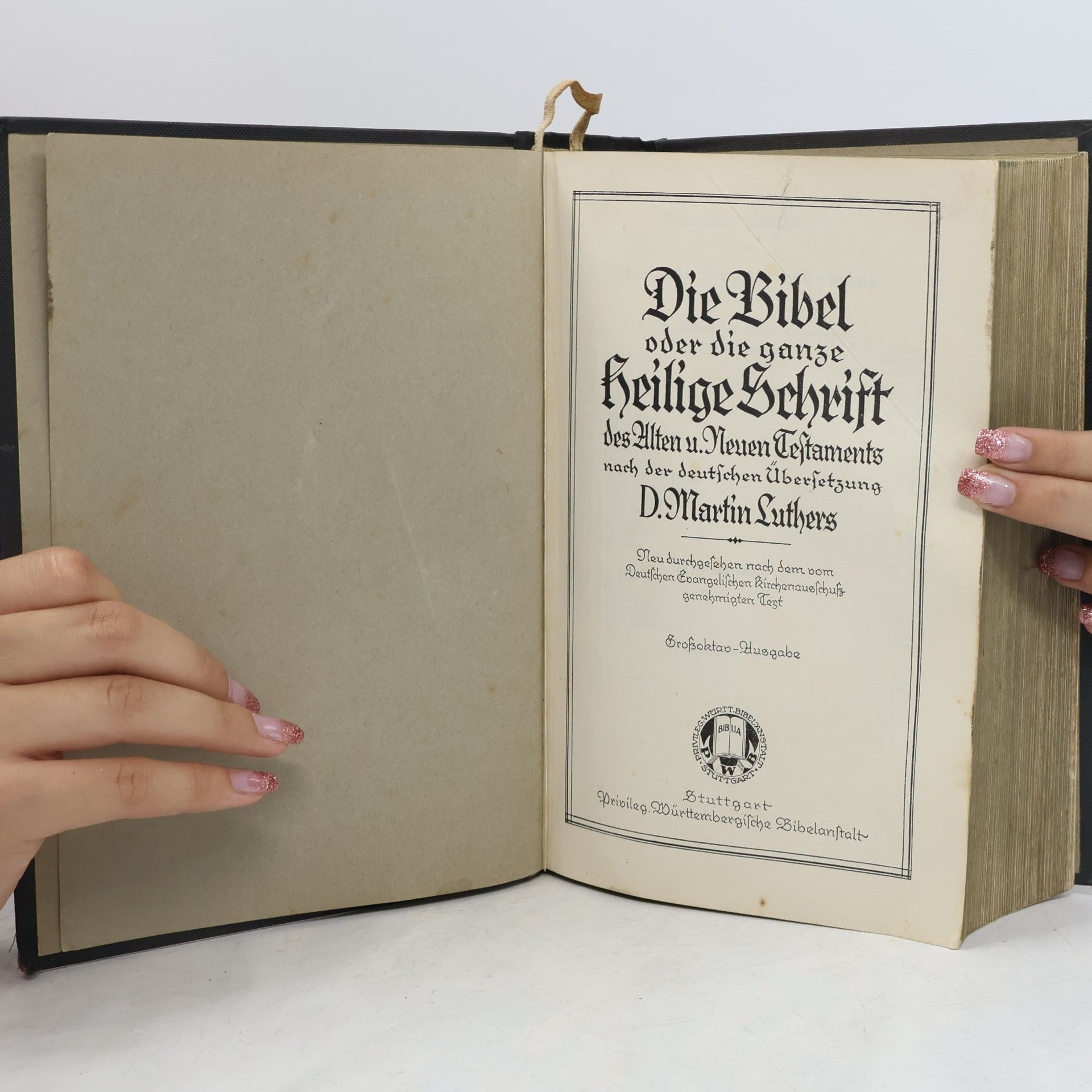 Martin Luther Die Bibel oder die ganze Heilige Schrift des Alten u. Neuen Testaments