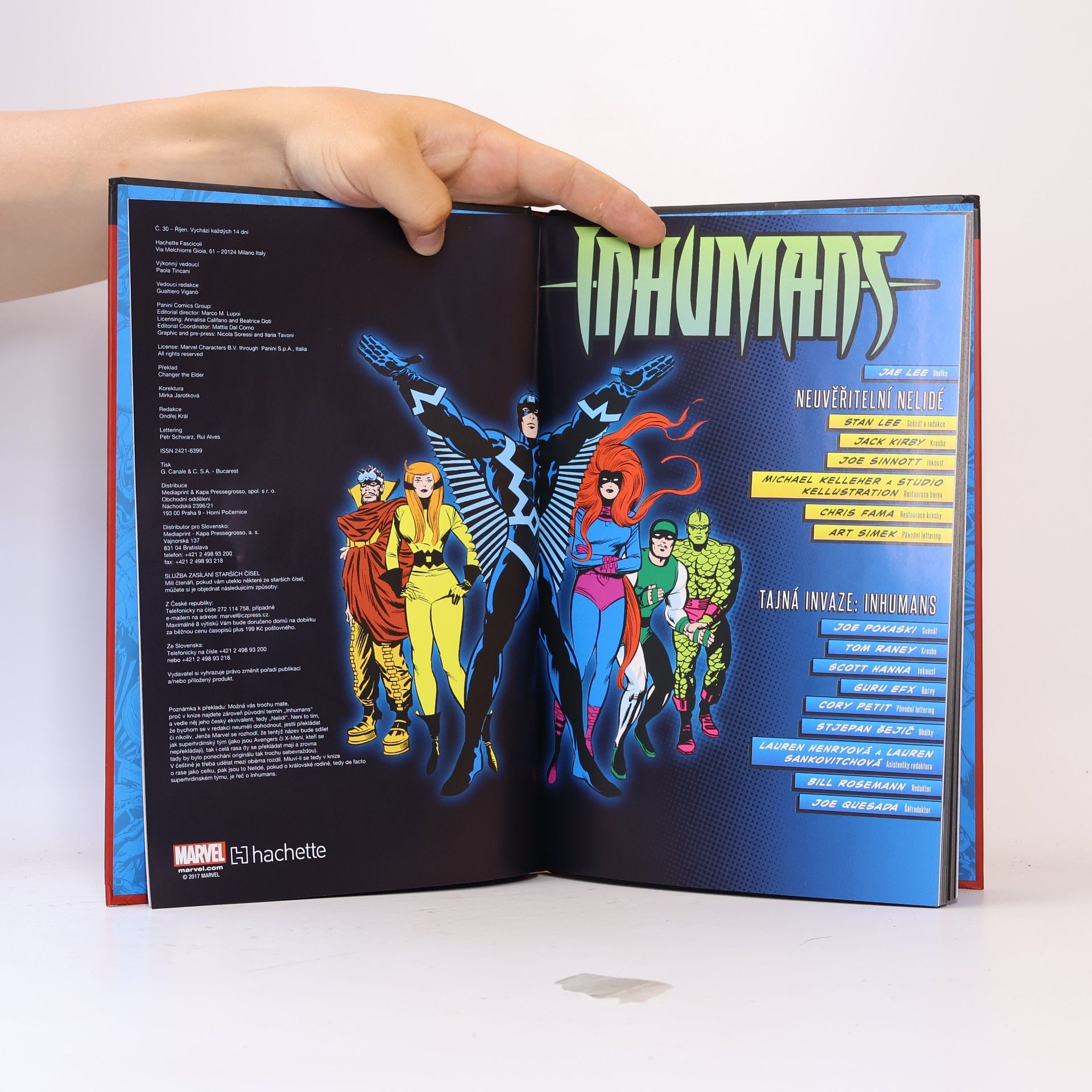 AA.VV. Nejmocnější hrdinové Marvelu 30. Inhumans