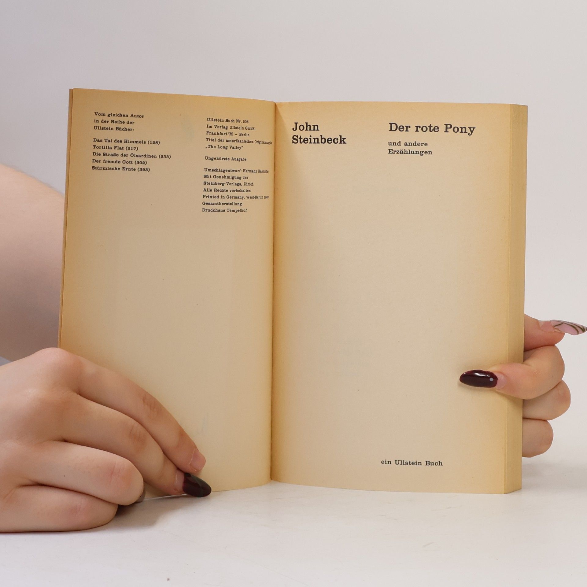 John Steinbeck Der rote Pony