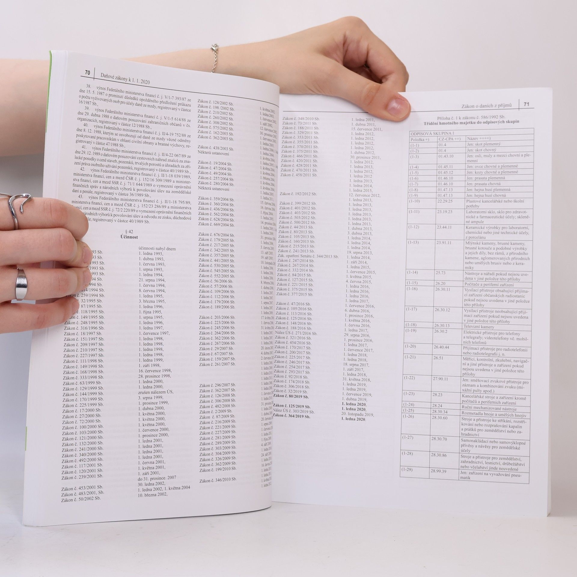 Marková Hana Daňové zákony 2020