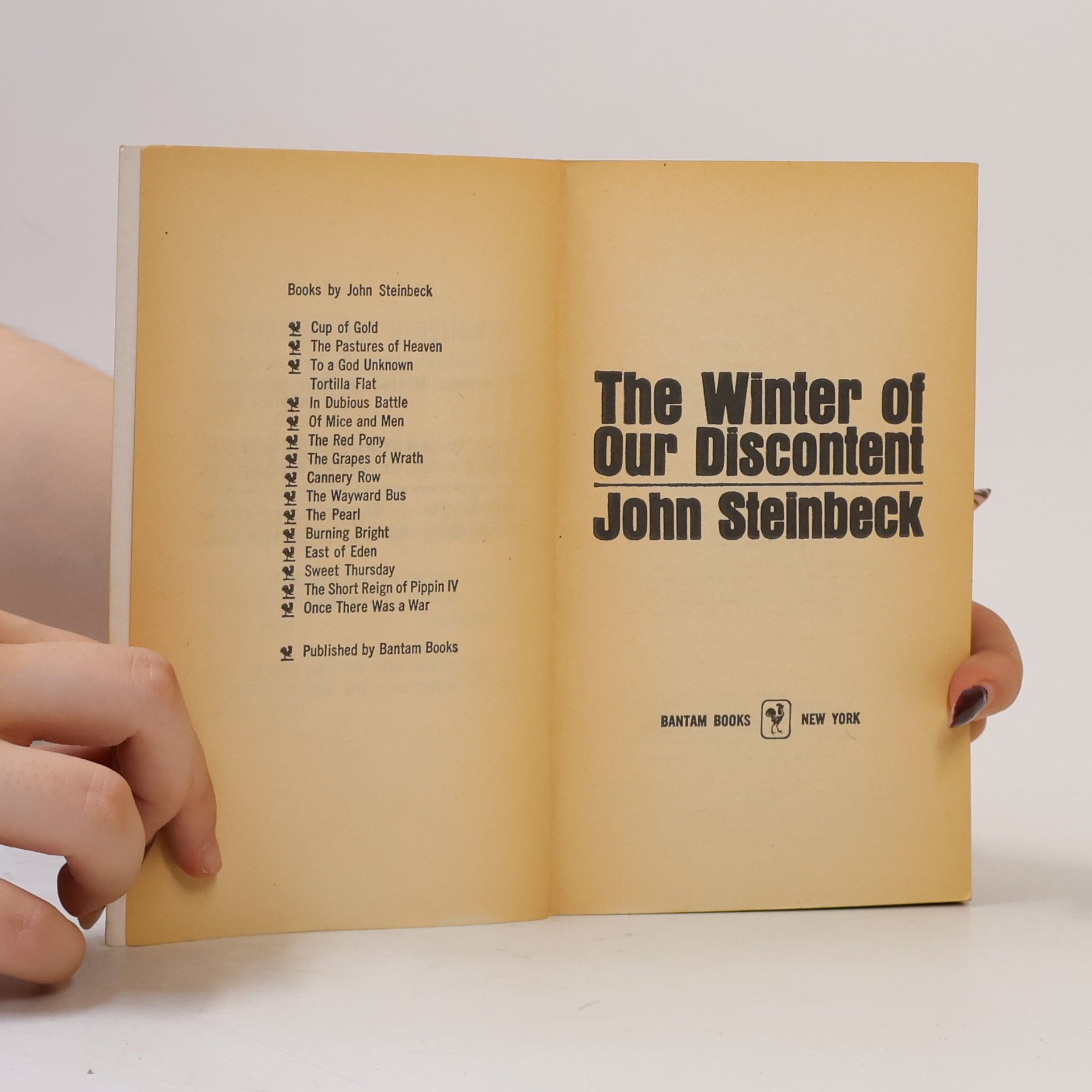 John Steinbeck The Winter of Our Discontent