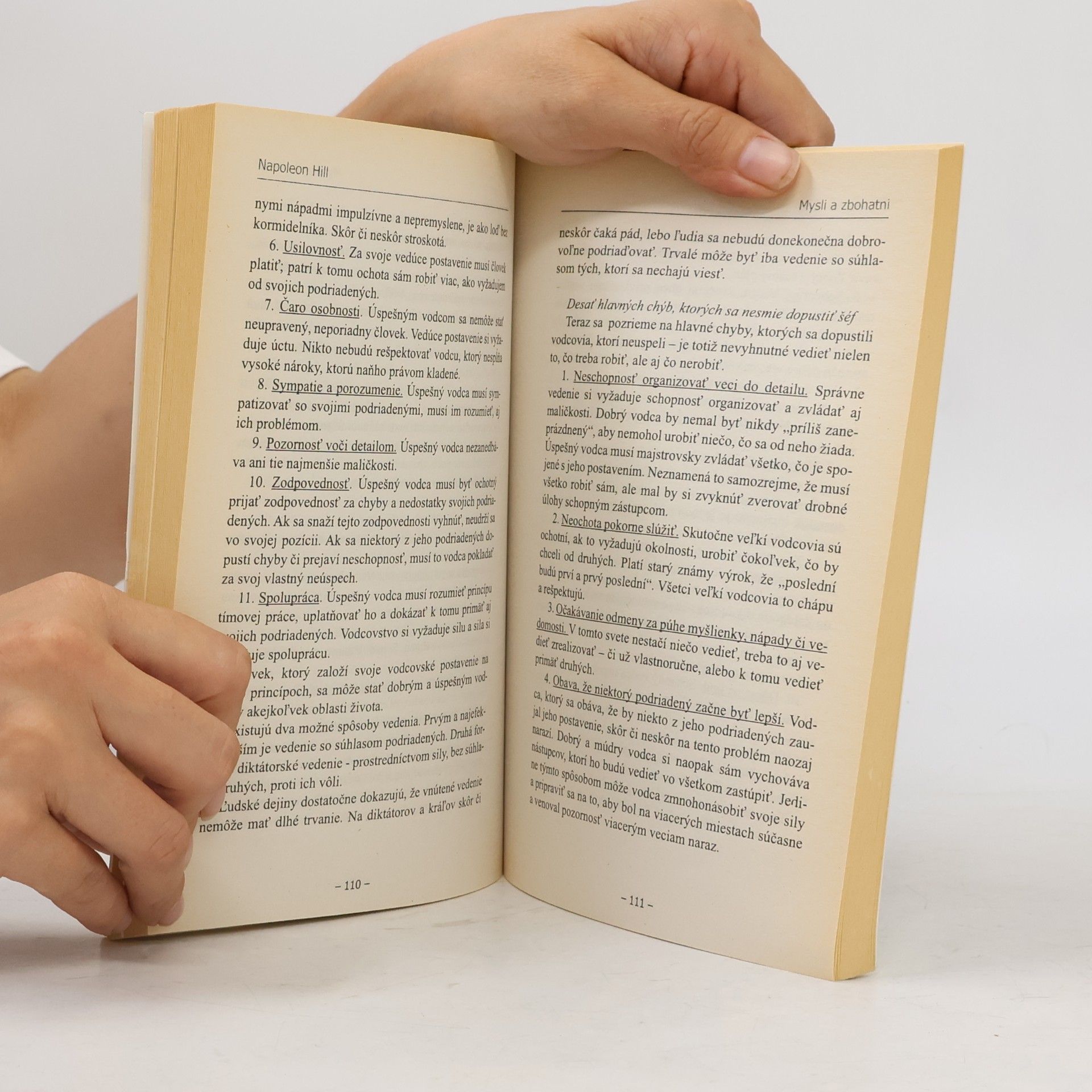 Napoleon Hill Mysli a zbohatni