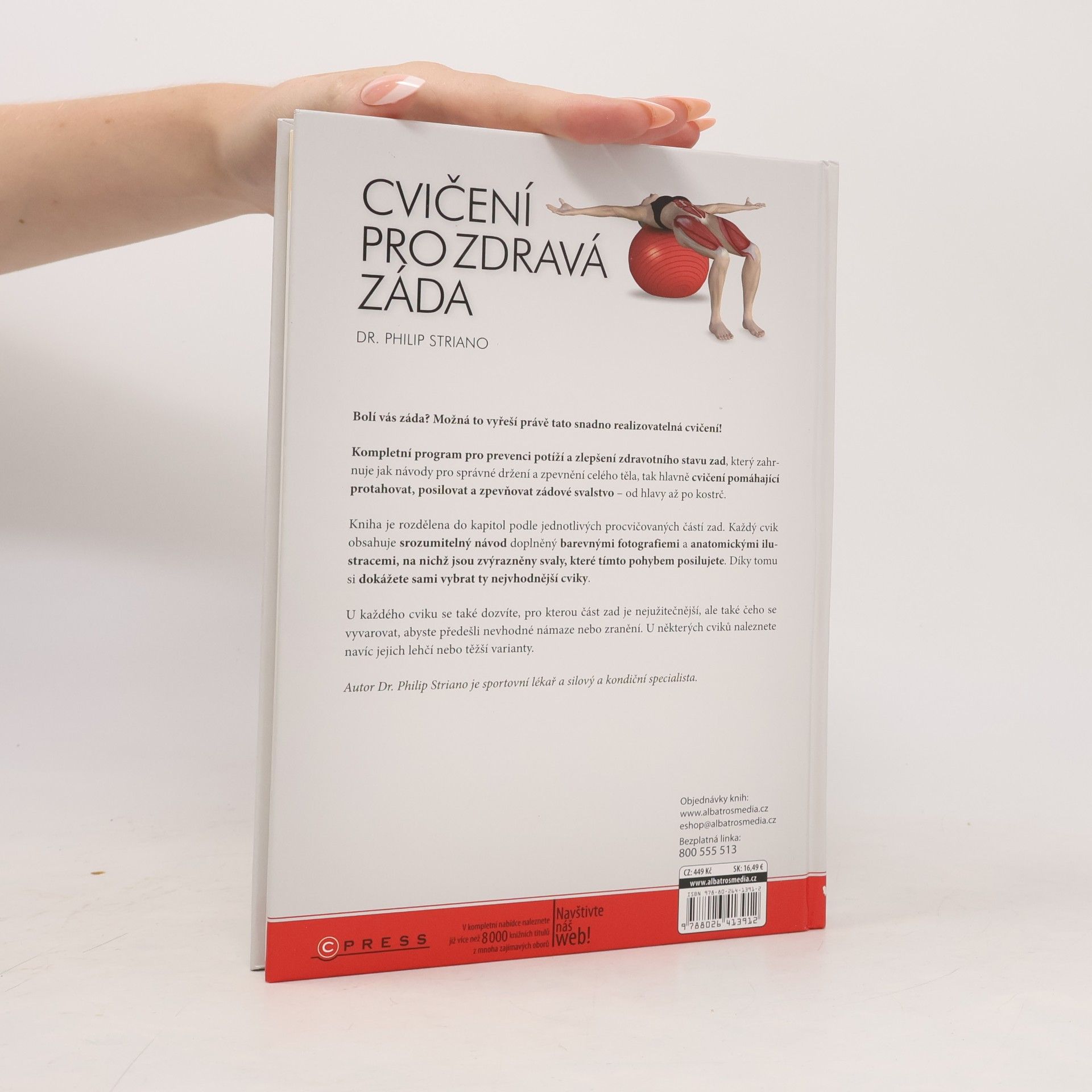 Philip Striano Cvičení pro zdravá záda - anatomie