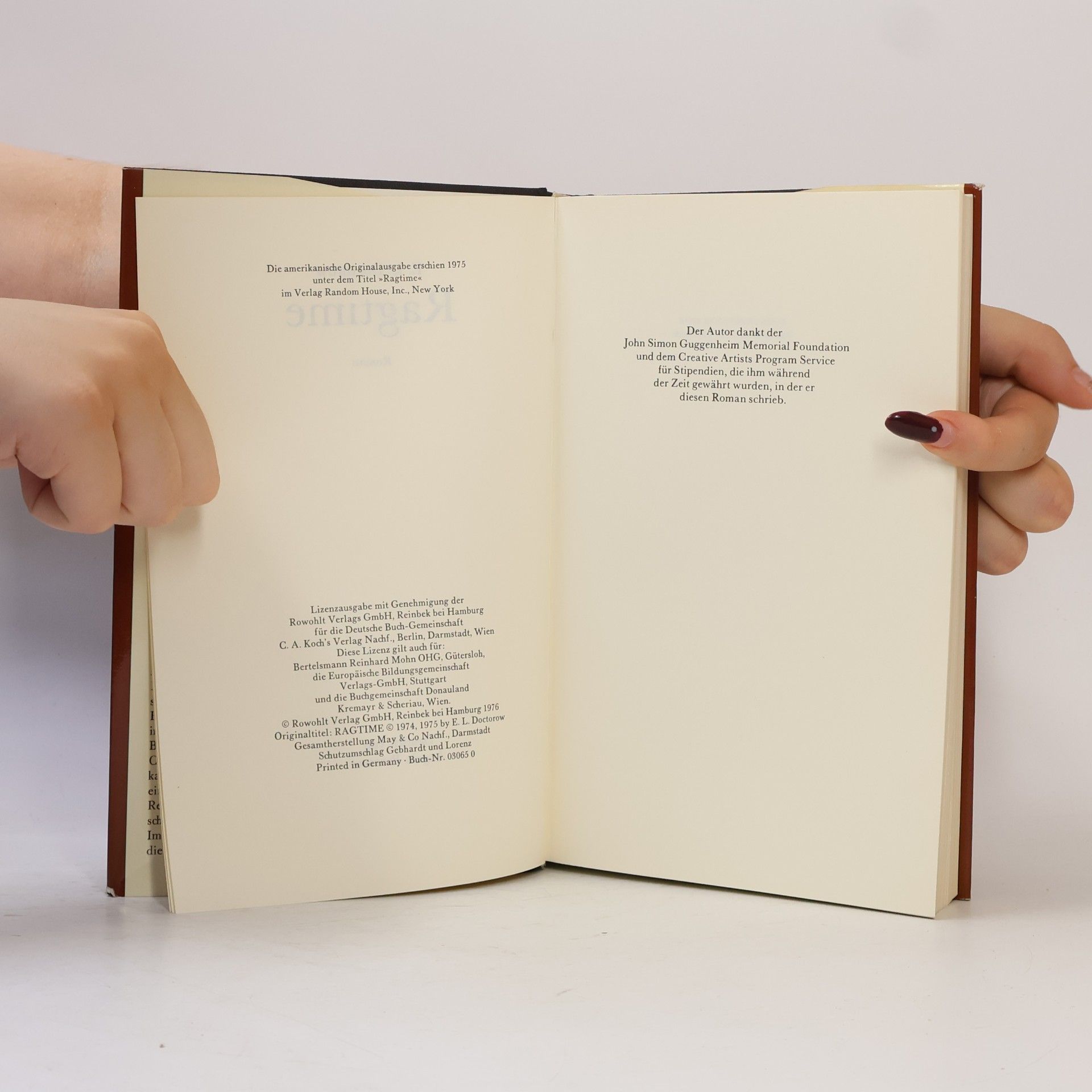 E. L. Doctorow Ragtime