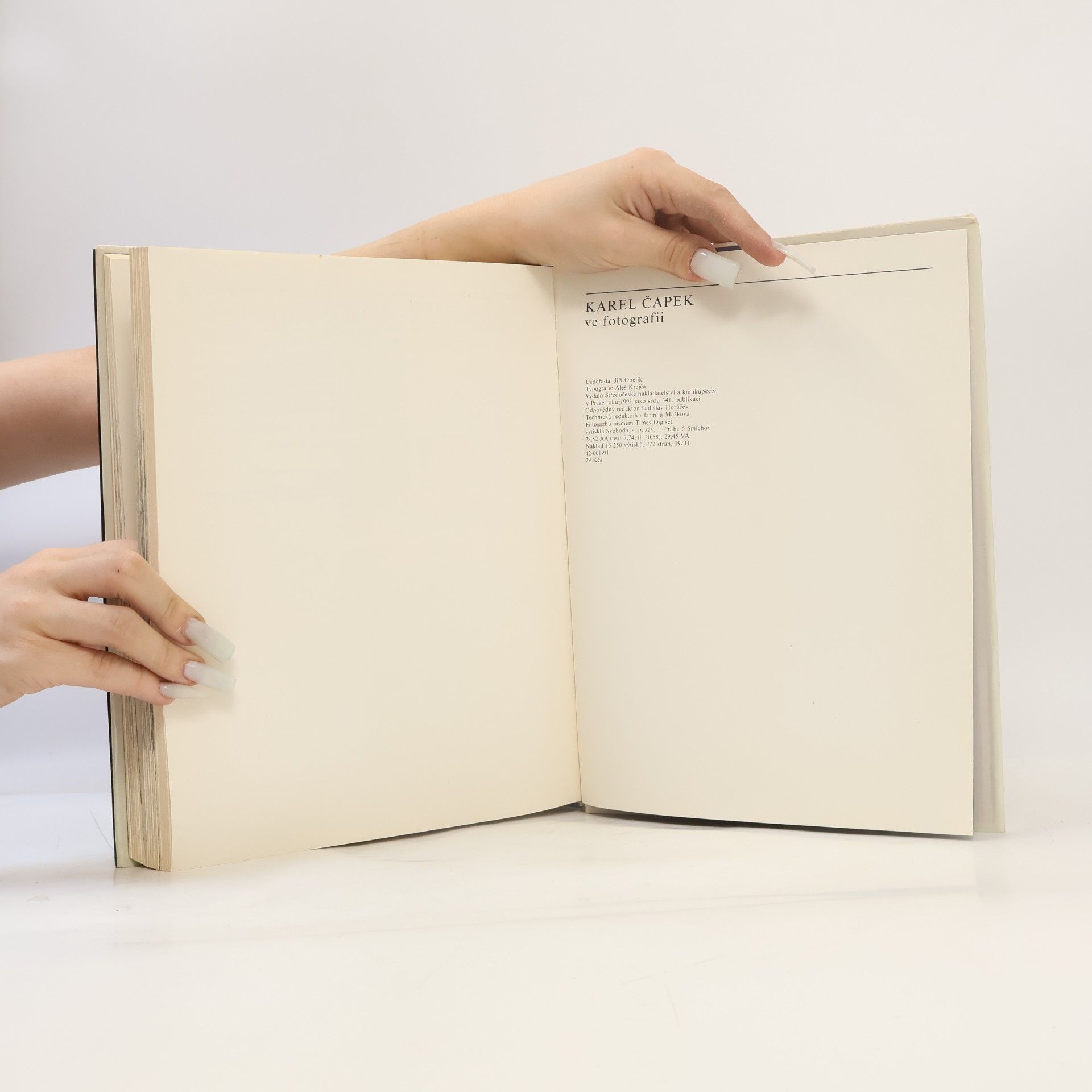 Jiří Opelík Karel Čapek ve fotografii