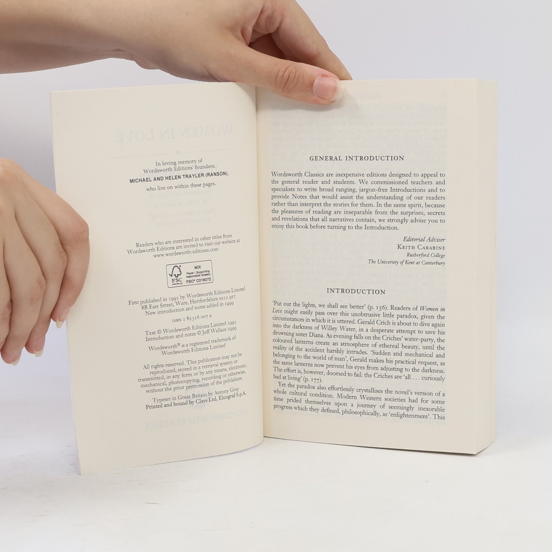 D. H. Lawrence Women in Love