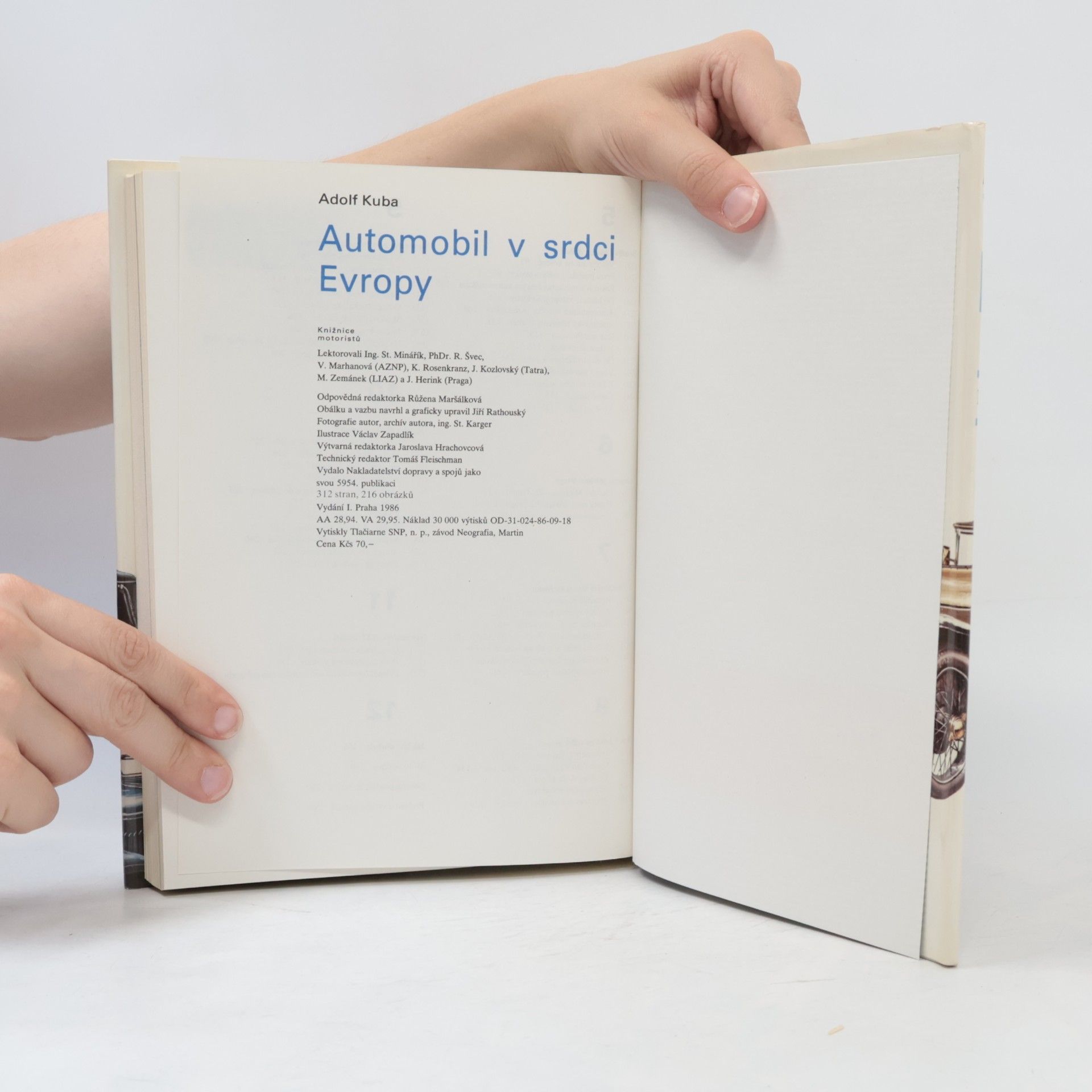 Adolf Kuba Automobil v srdci Evropy