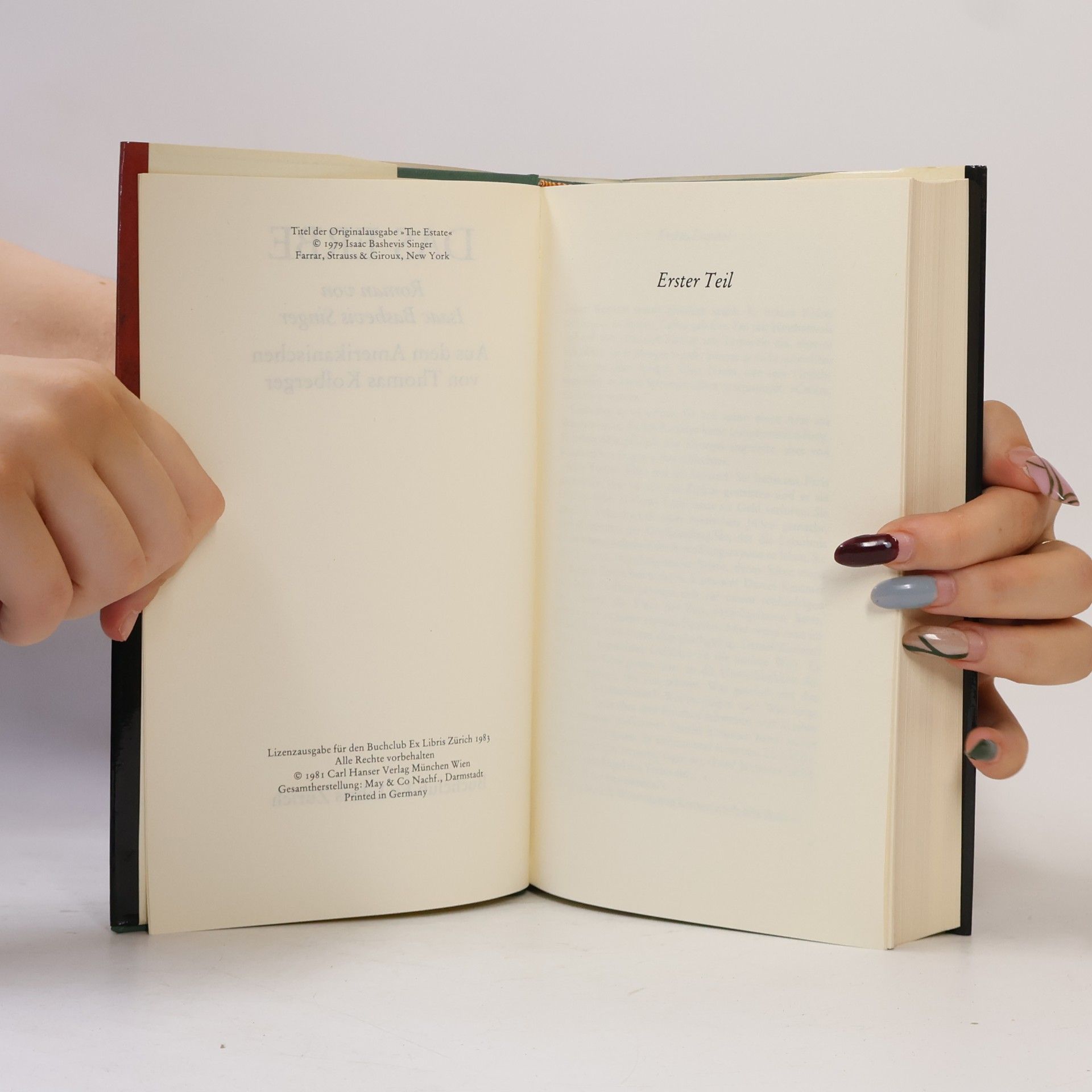 Isaac Bashevis Singer Das Erbe
