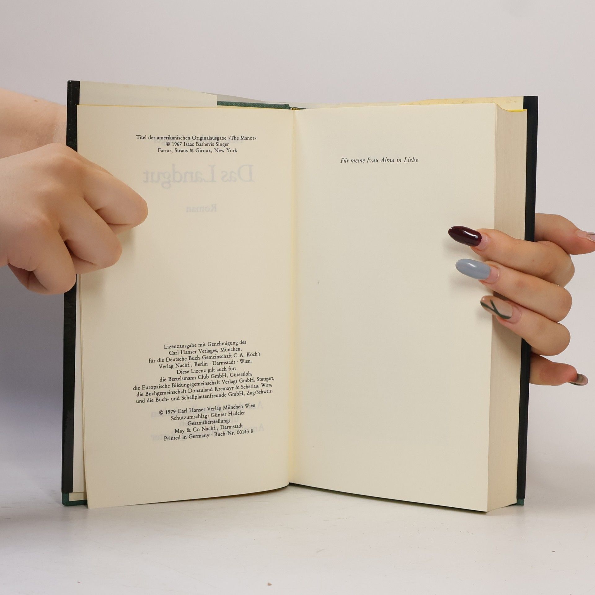 Isaac Bashevis Singer Das Landgut