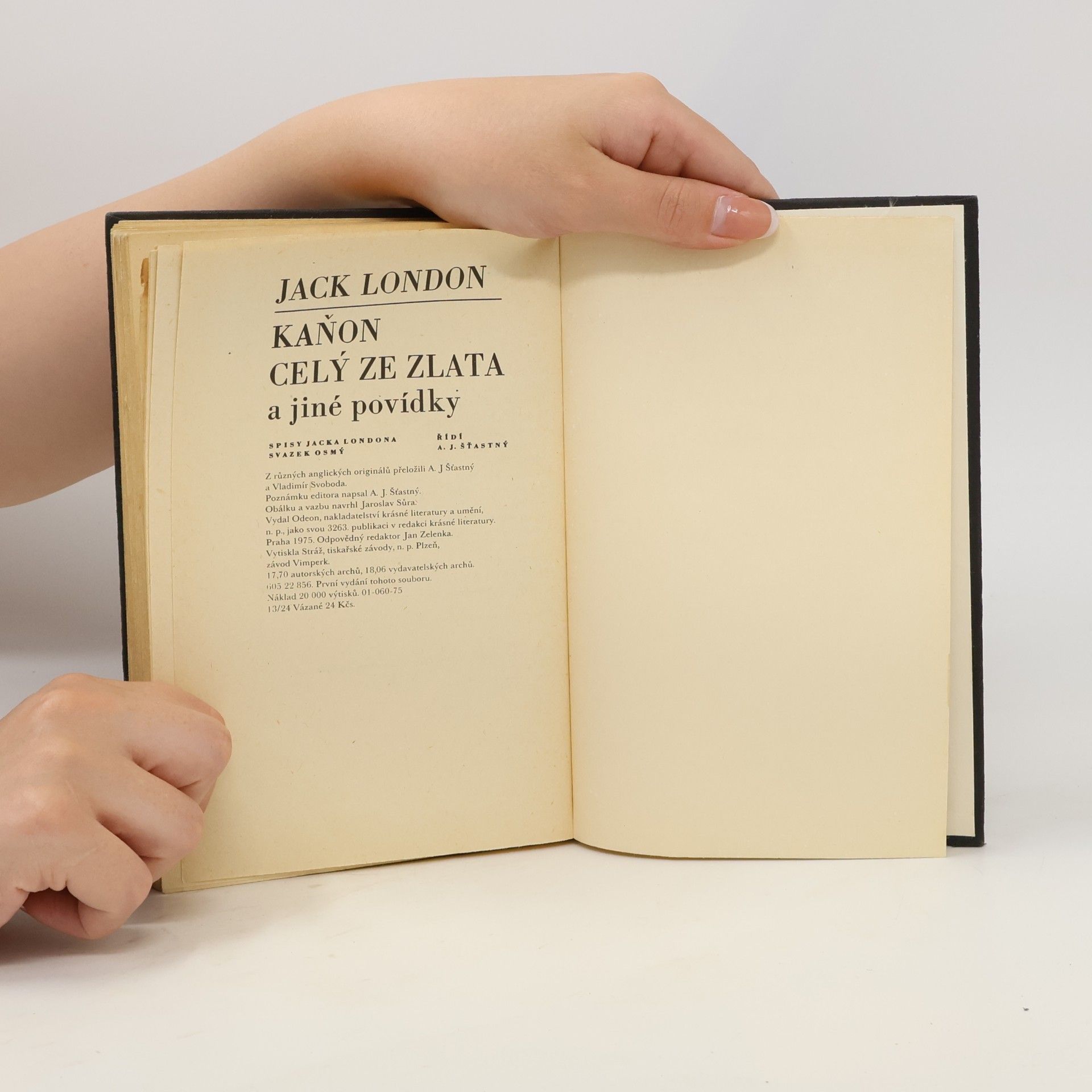 Jack London Kaňon celý ze zlata a jiné povídky