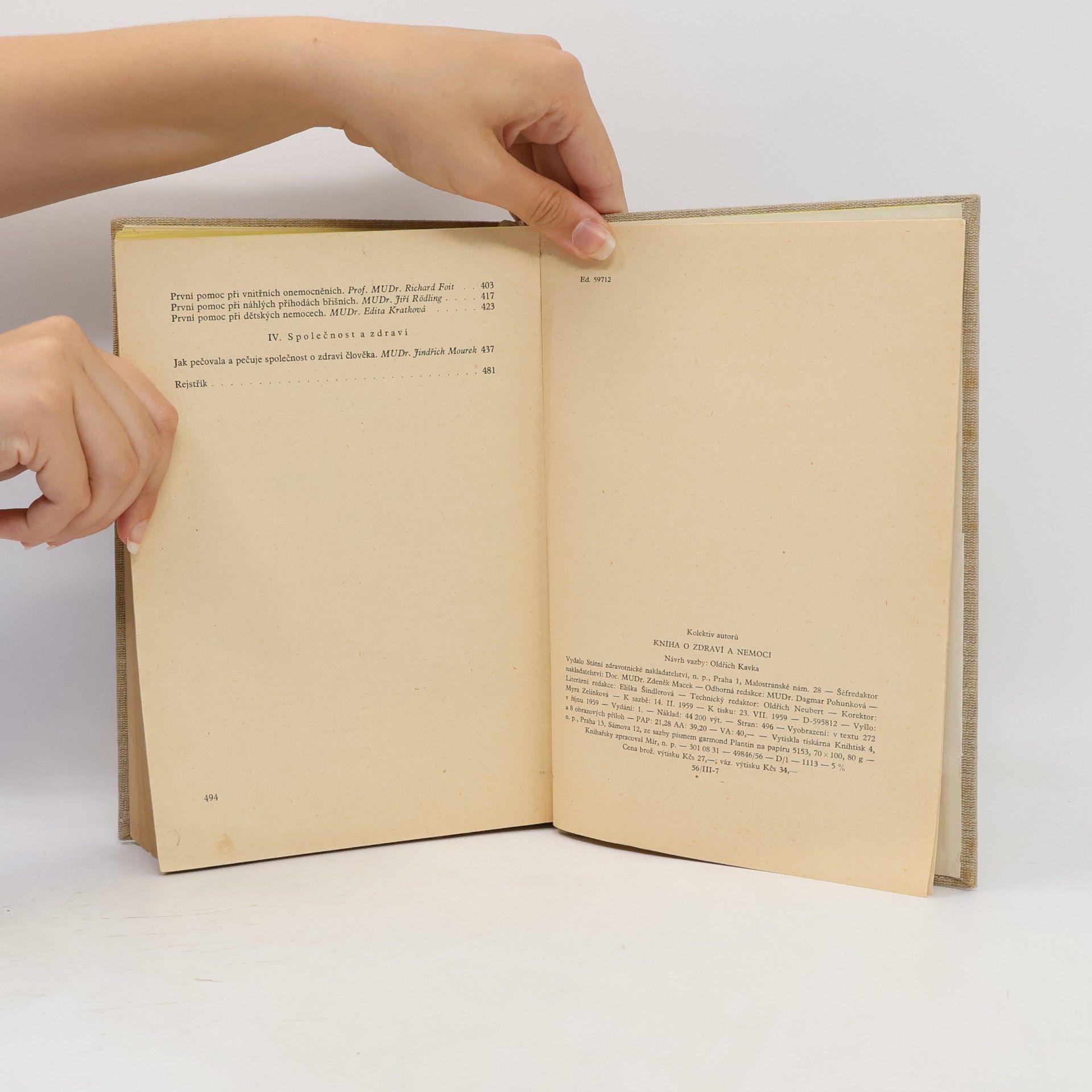 Various authors Kniha o zdraví a nemoci