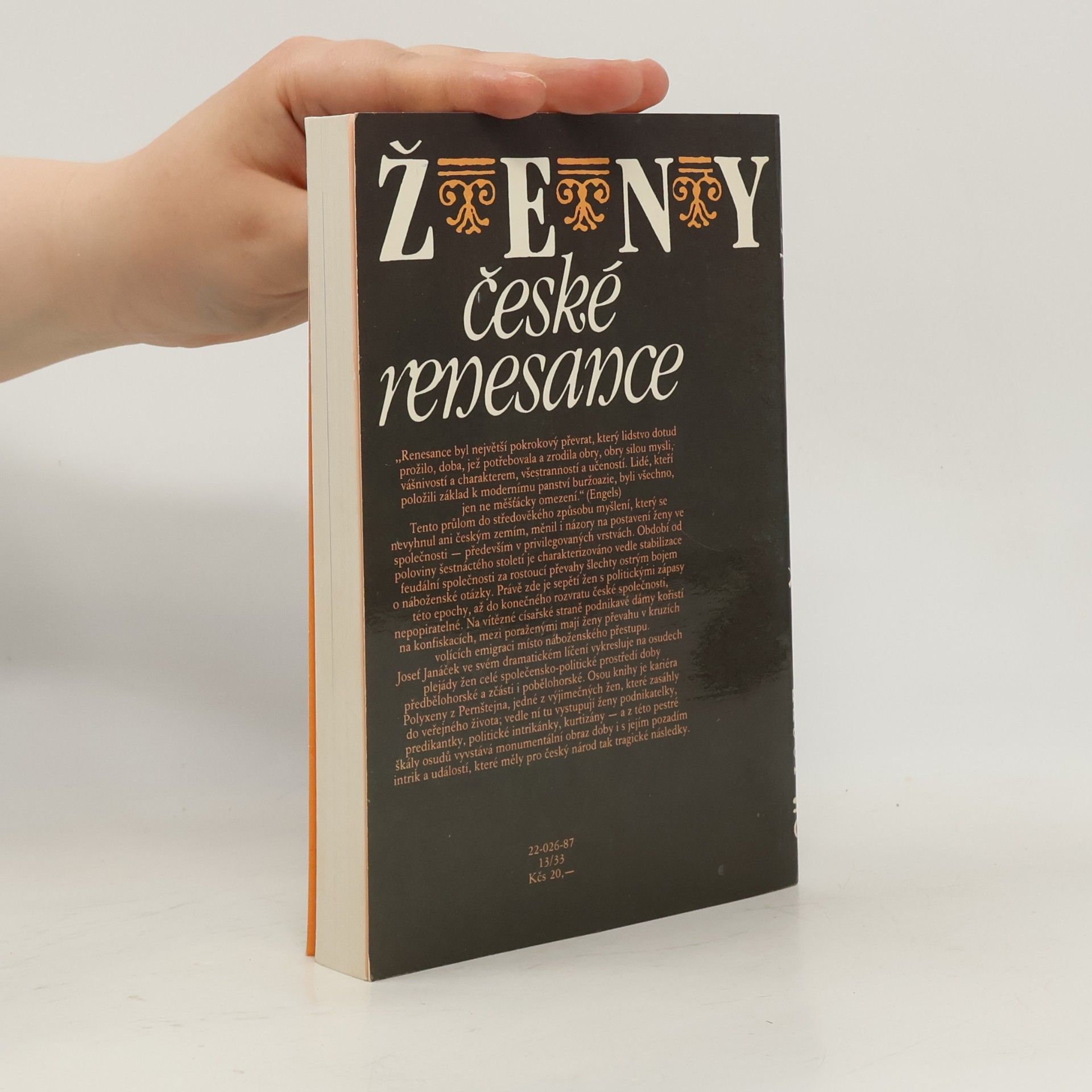Josef Janáček Ženy české renesance