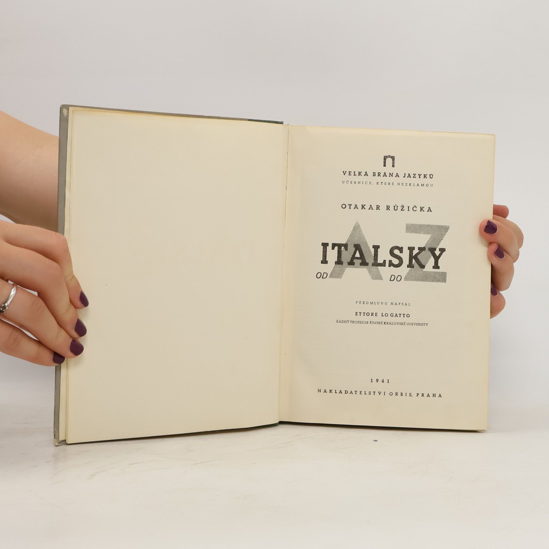Ettore Logatto Italsky od A po Z