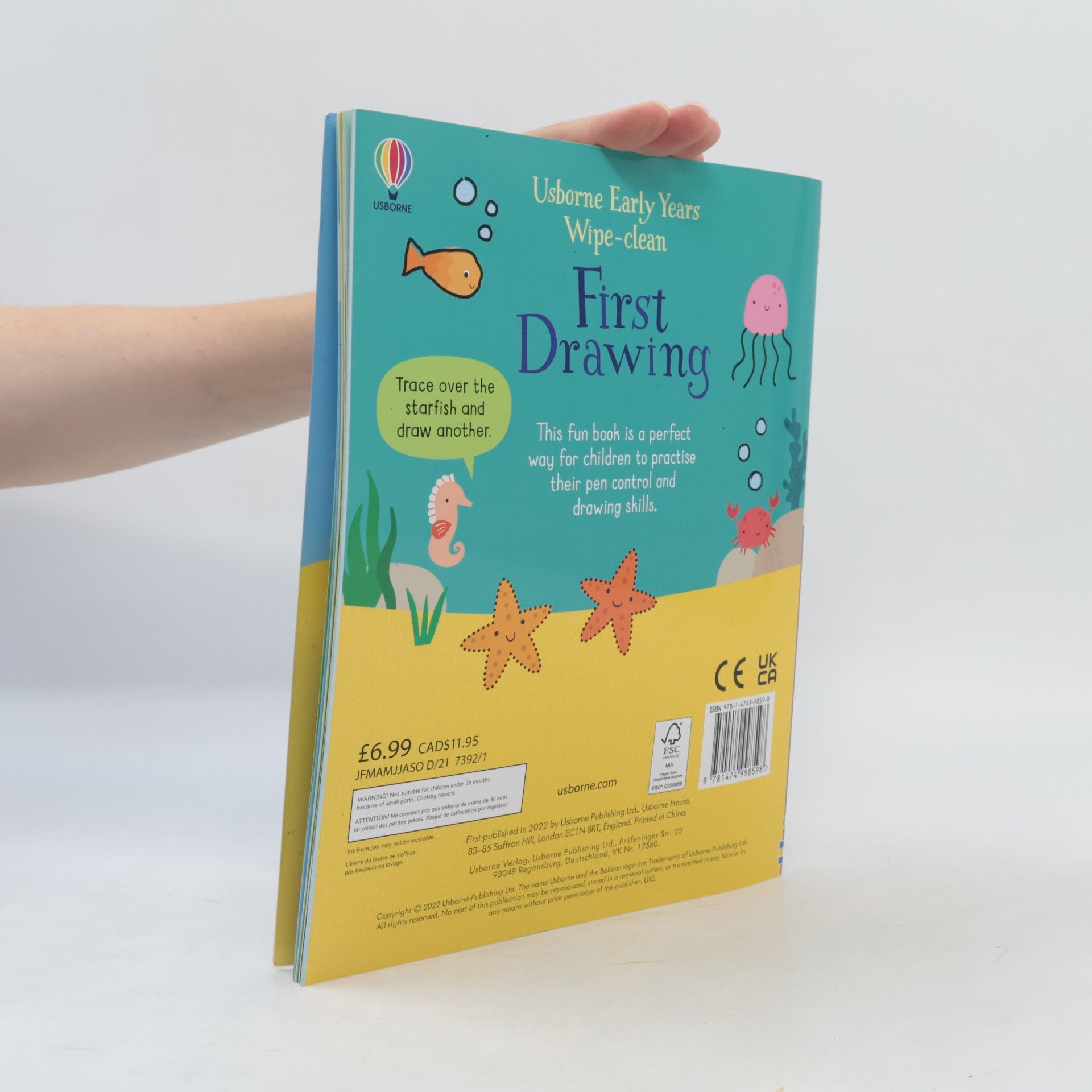 Jessica Greenwell Early Years Wipe-Clean First Drawing