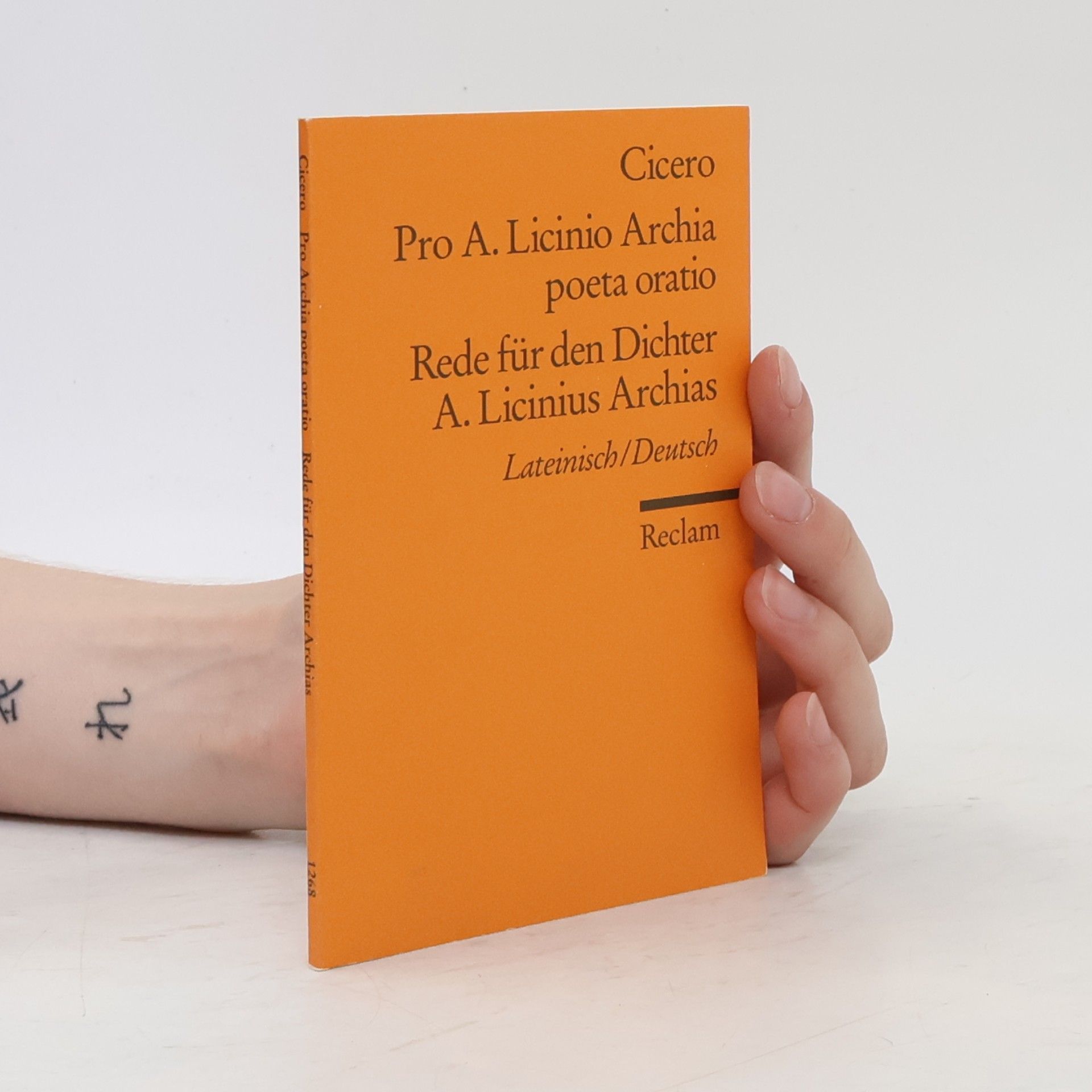 Marcus Tullius Cicero Pro A. Licinio Archia poeta oratio