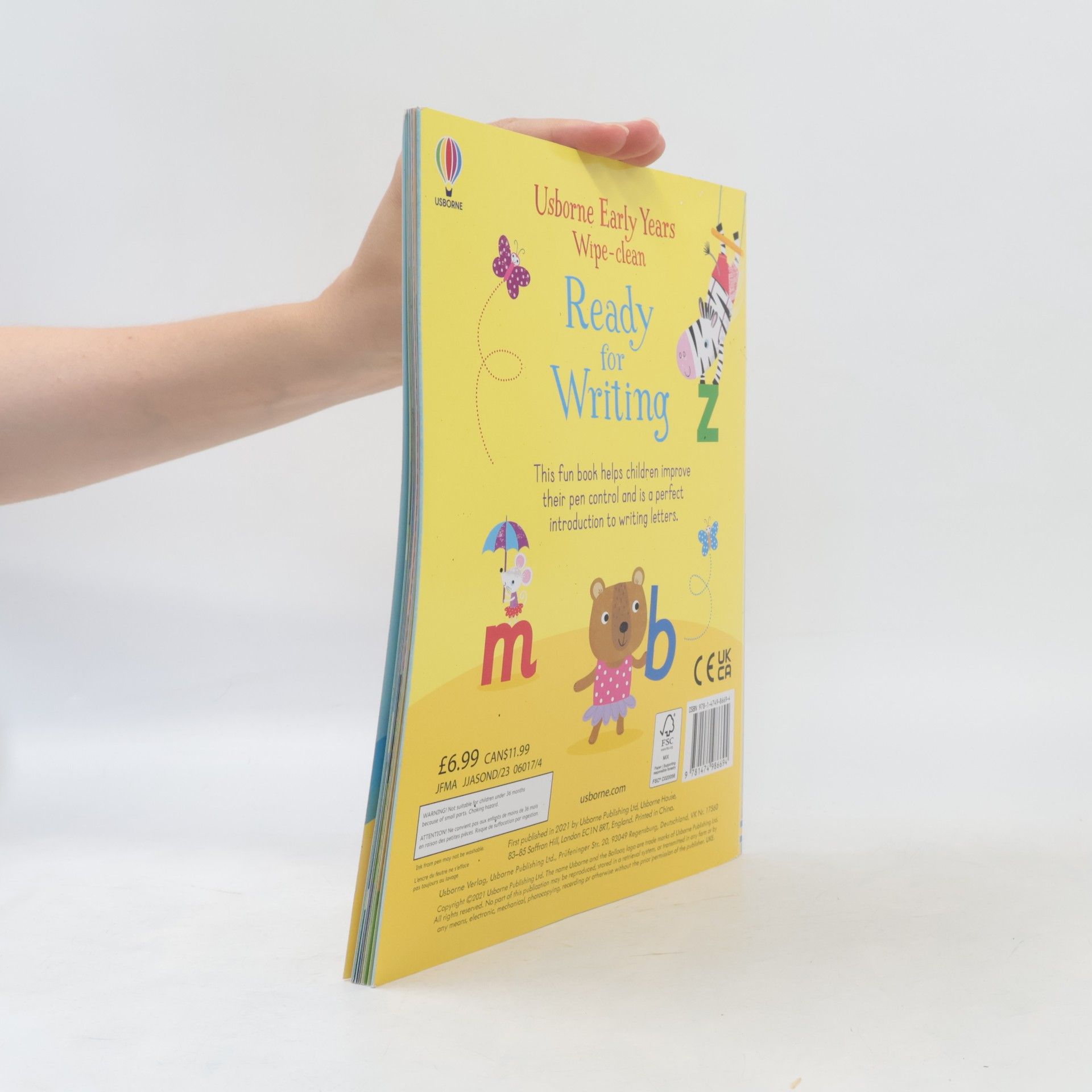 Jessica Greenwell Early Years Wipe-Clean Ready for Writing