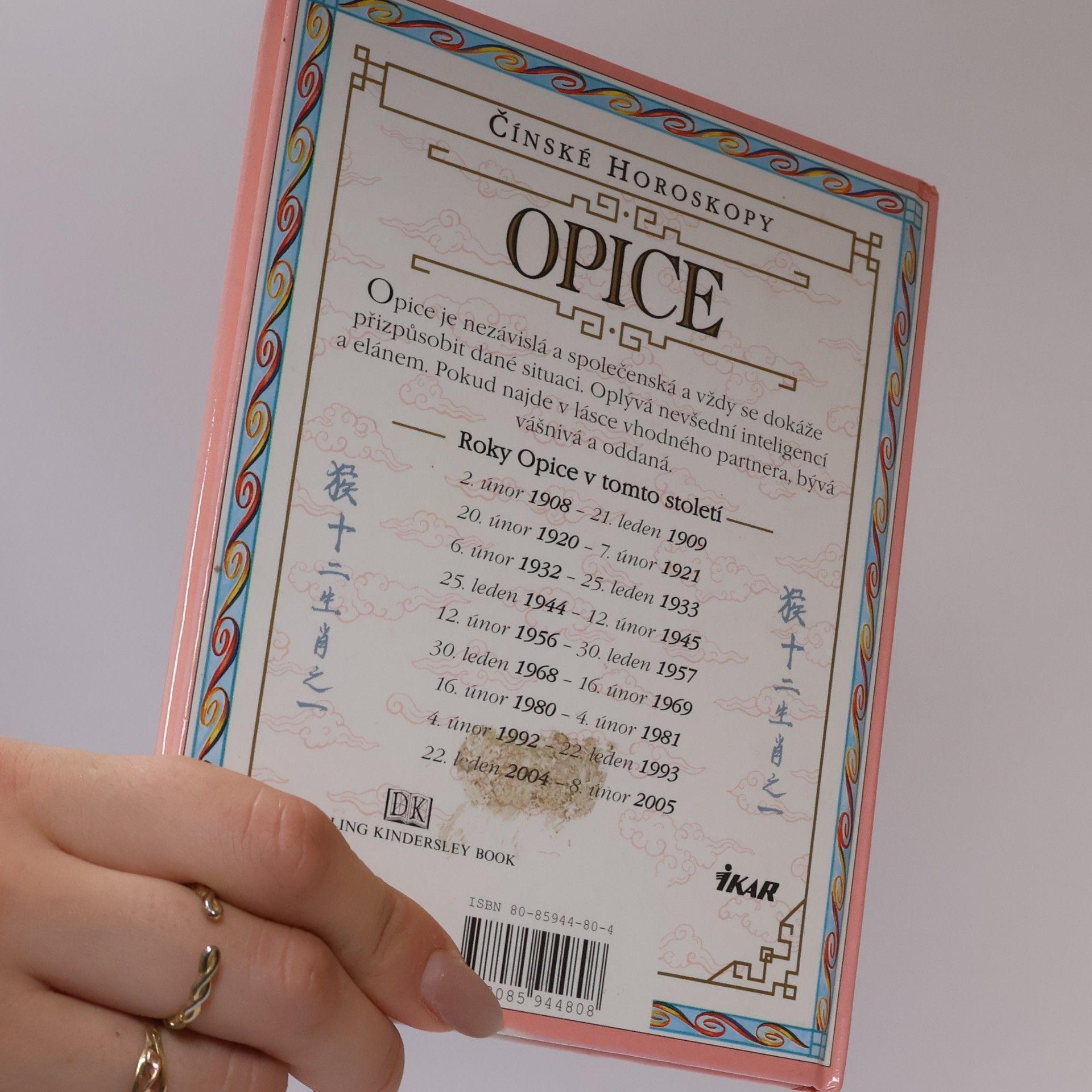 Collectif d'auteurs Čínské horoskopy. Opice
