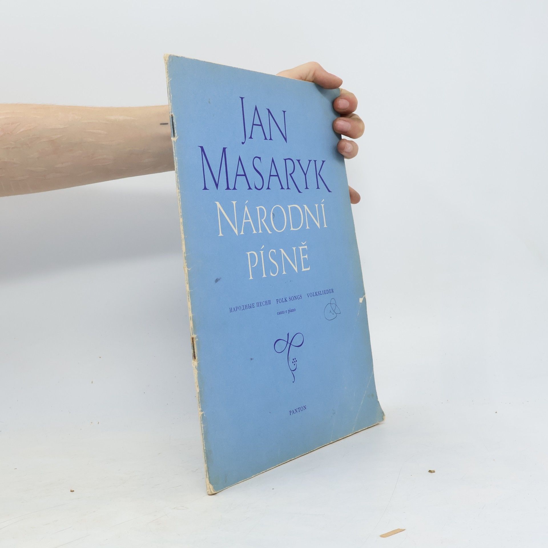 Jan Masaryk Národní písně pro zpěv a klavír