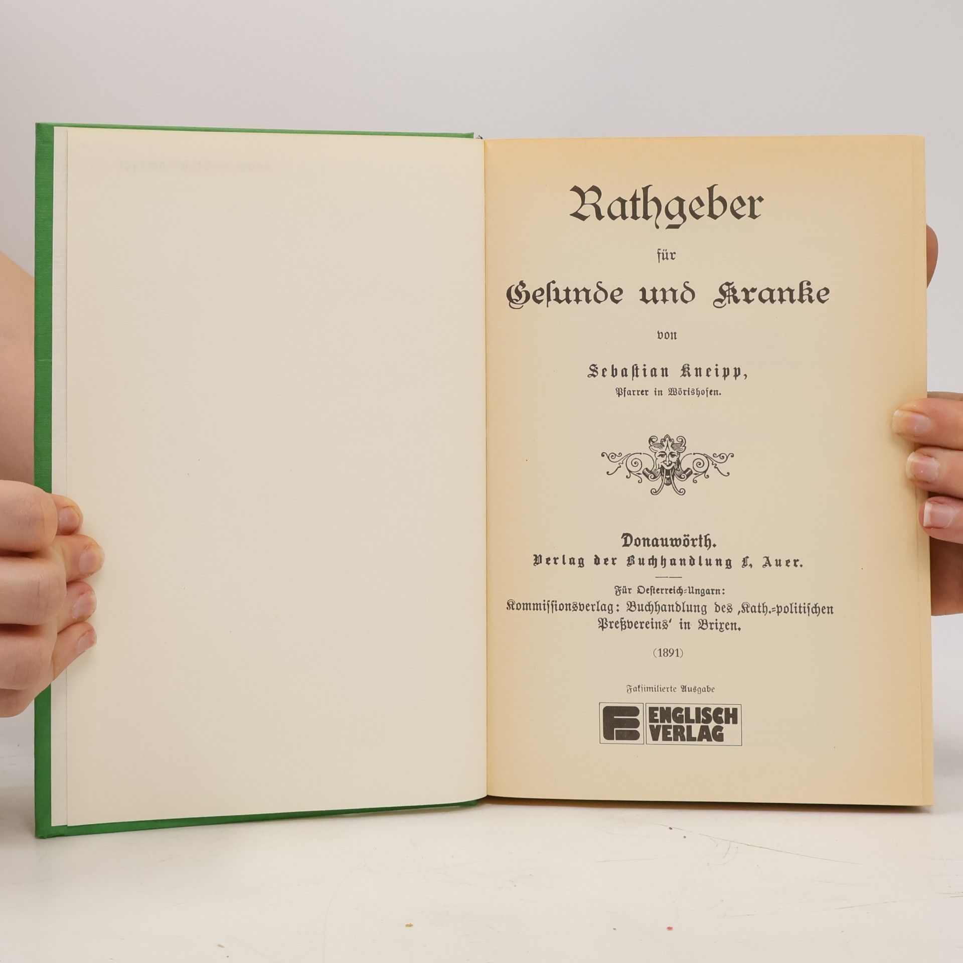 Sebastian Kneipp Rathgeber für Gesunde und Kranke
