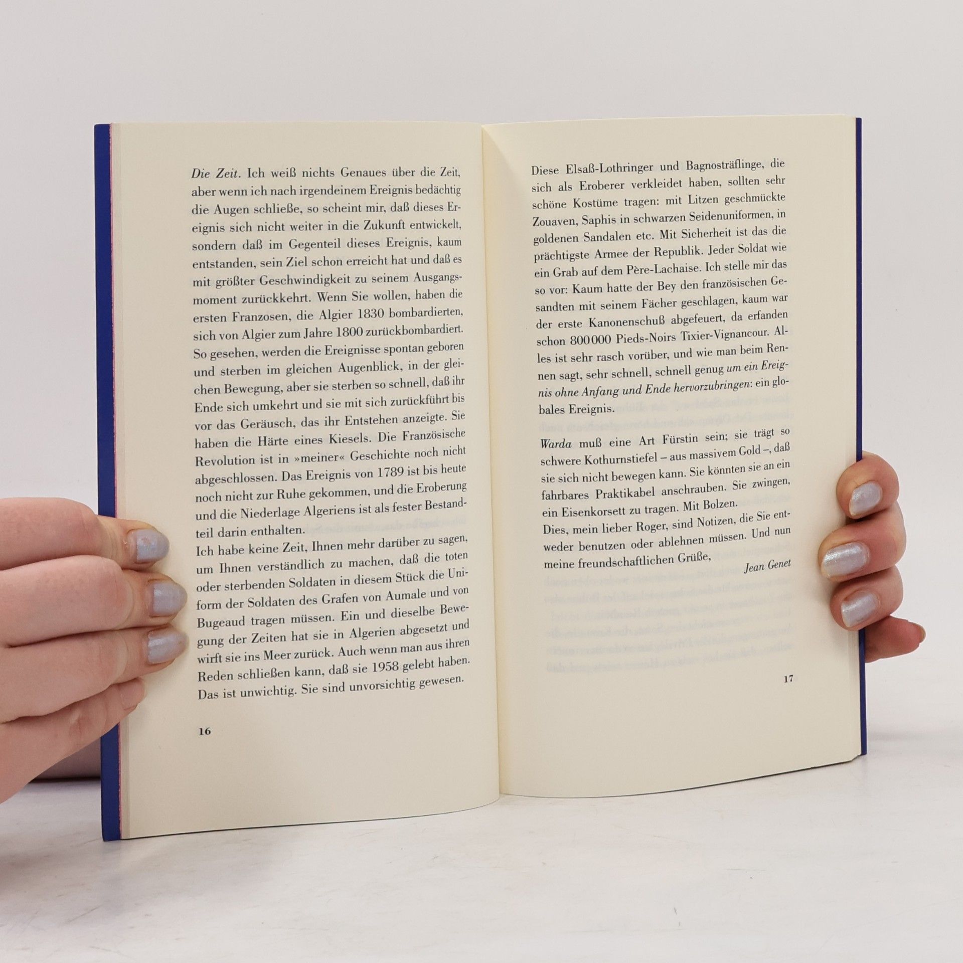 Jean Genet Briefe an Roger Blin und andere Schriften zum Theater