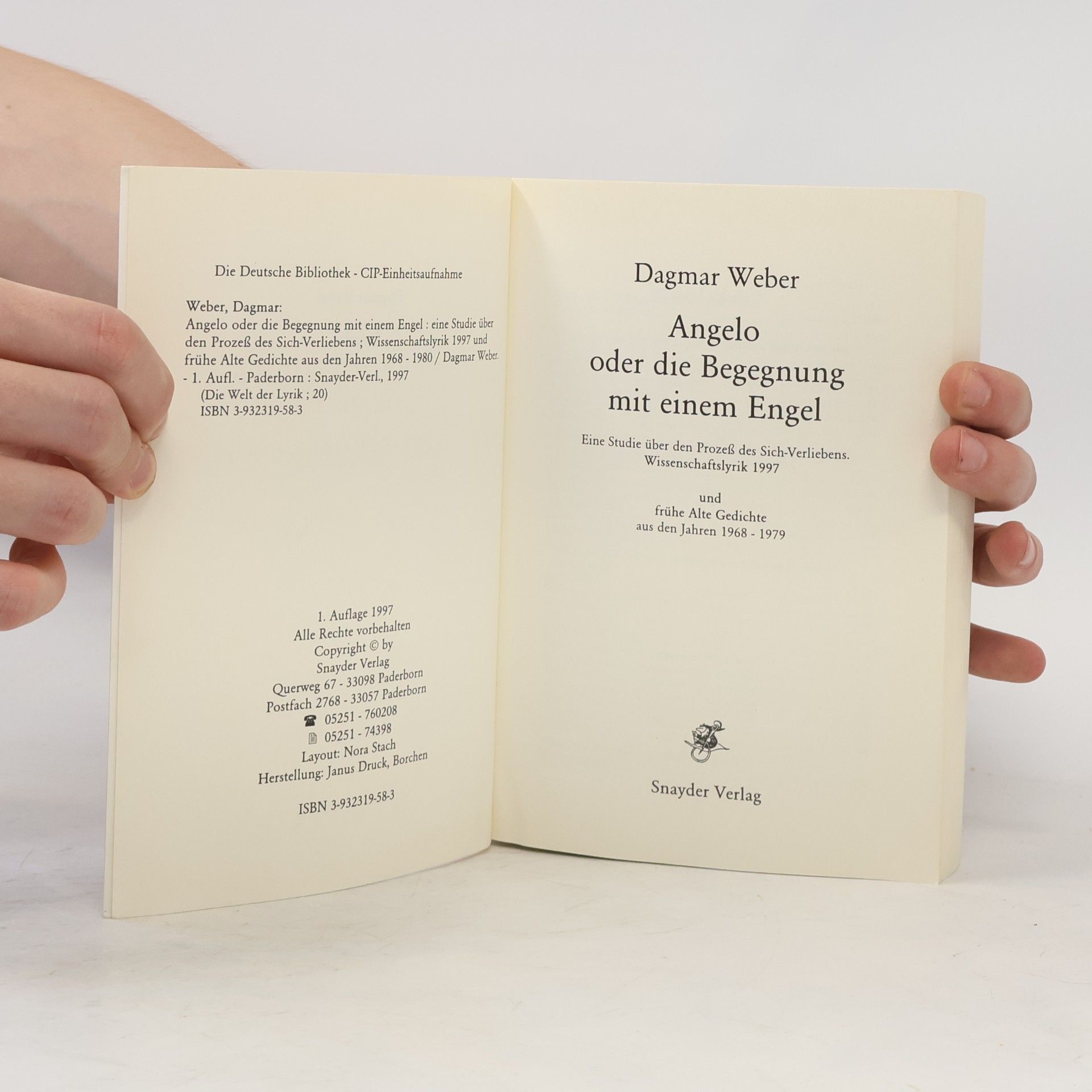 Dagmar Weber Angelo oder die Begegnung mit einem Engel