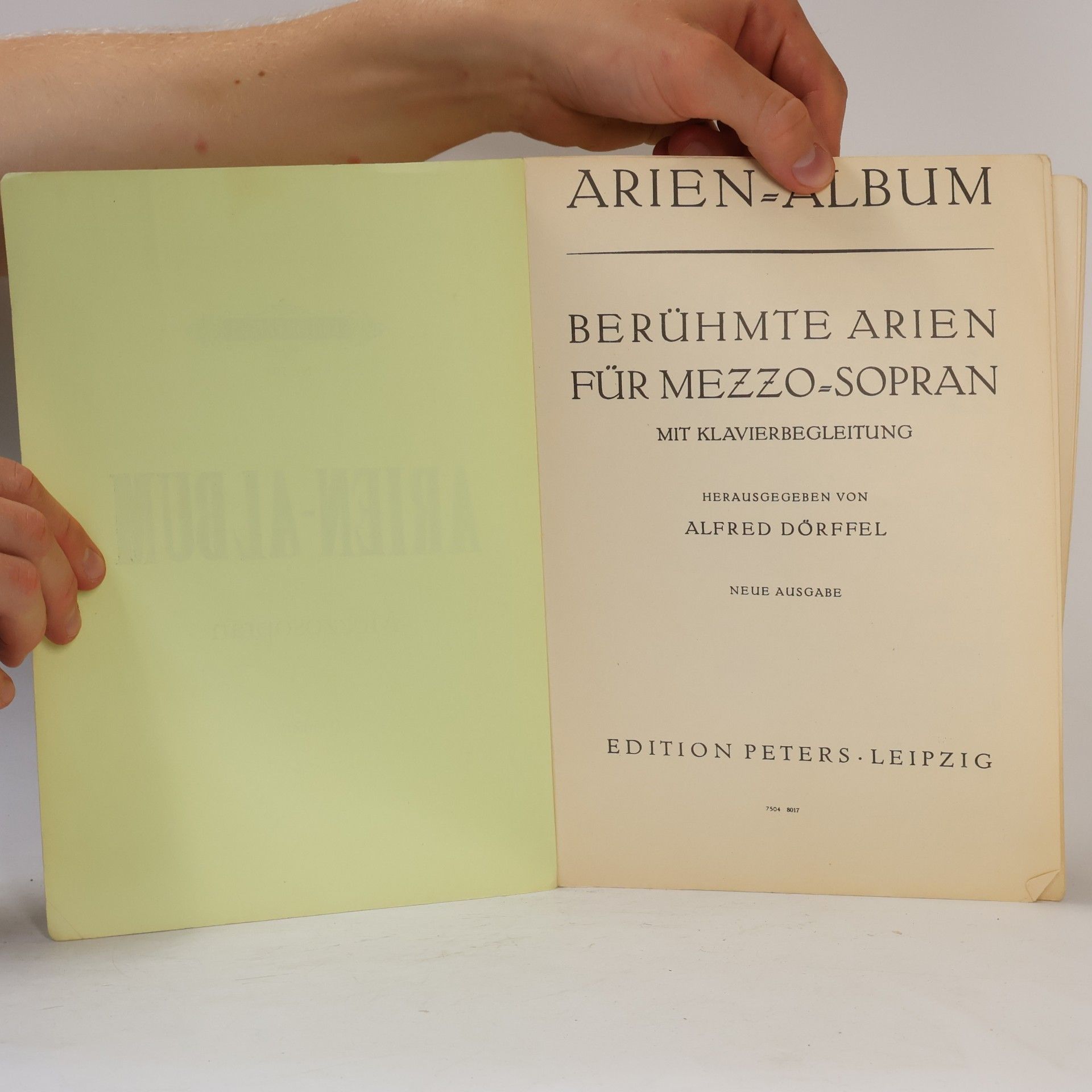 Alfred Dörffel Arien-Album