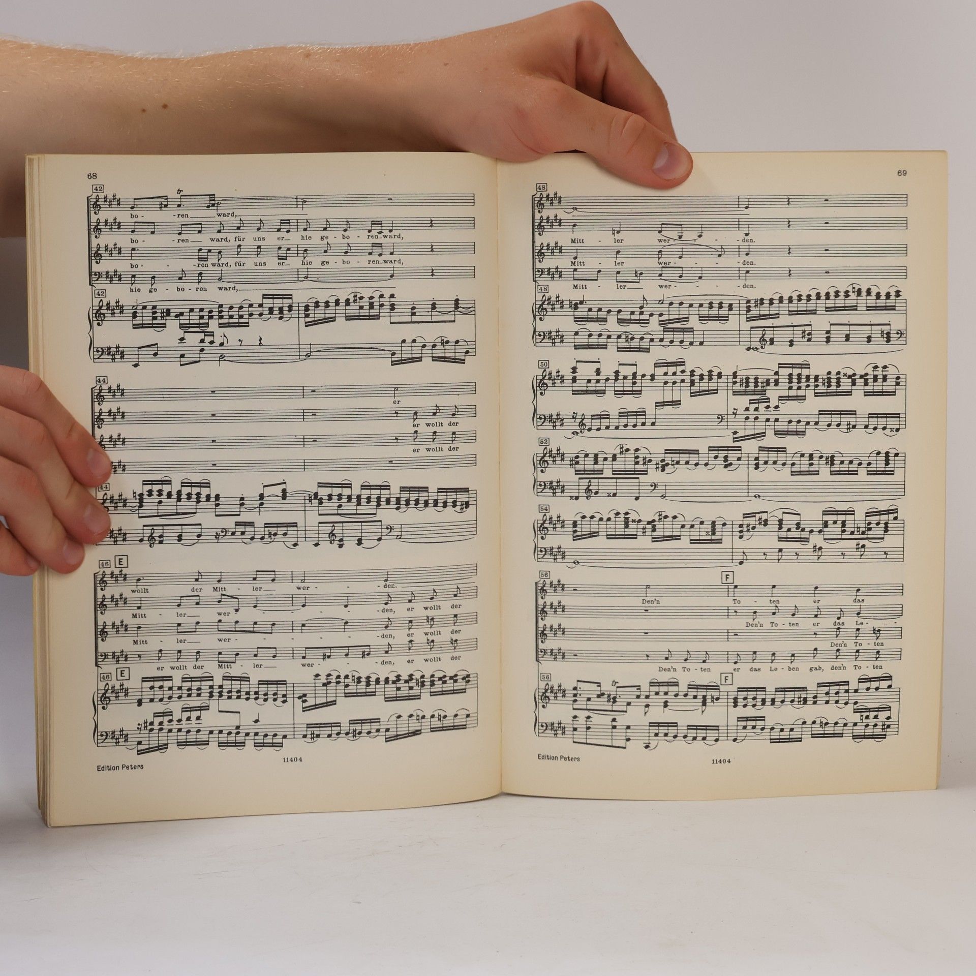 Johann Sebastian Bach Passionsmusik nach dem Evangelisten Matthäus