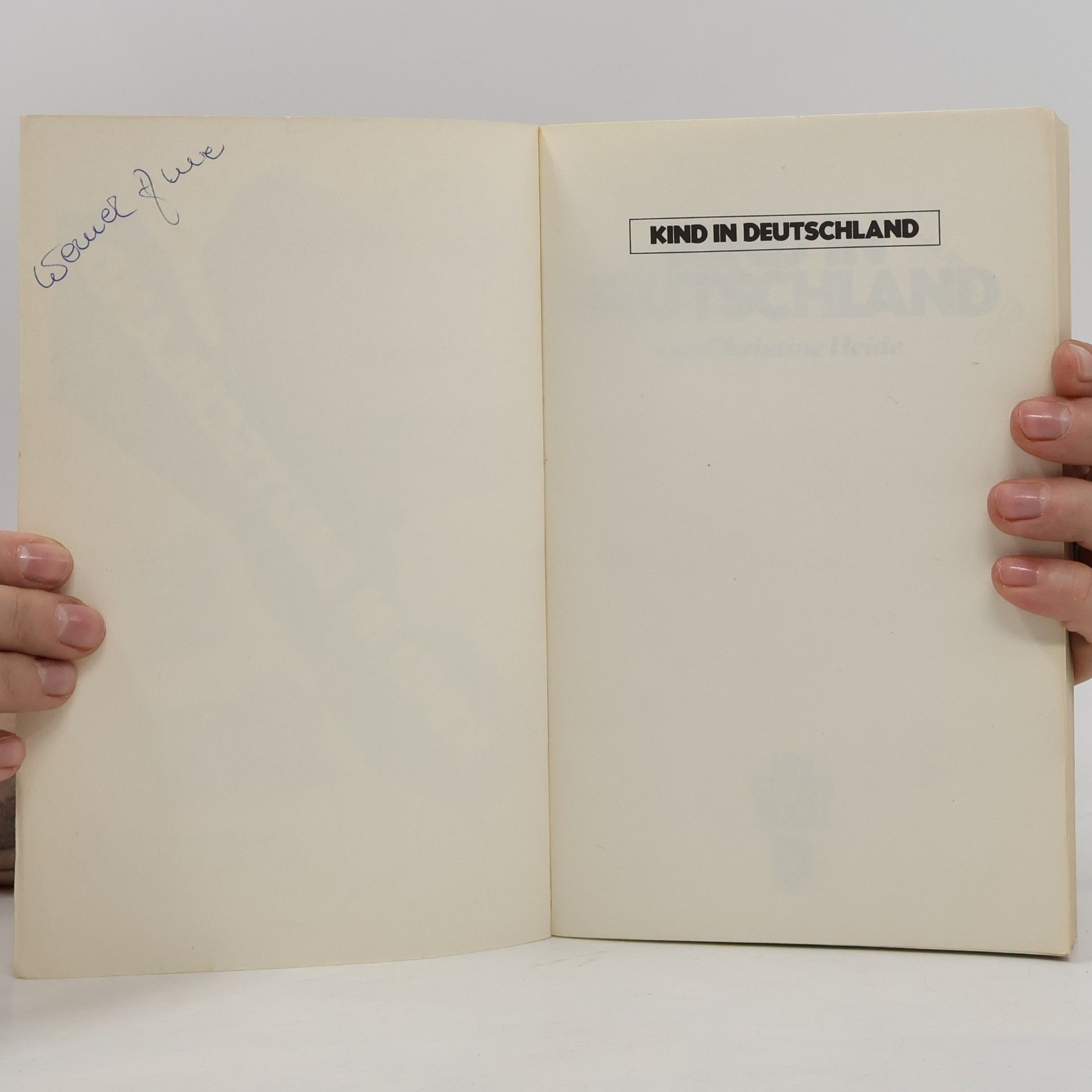 Christine Heide Ein Stern Buch: Kind in Deutschland