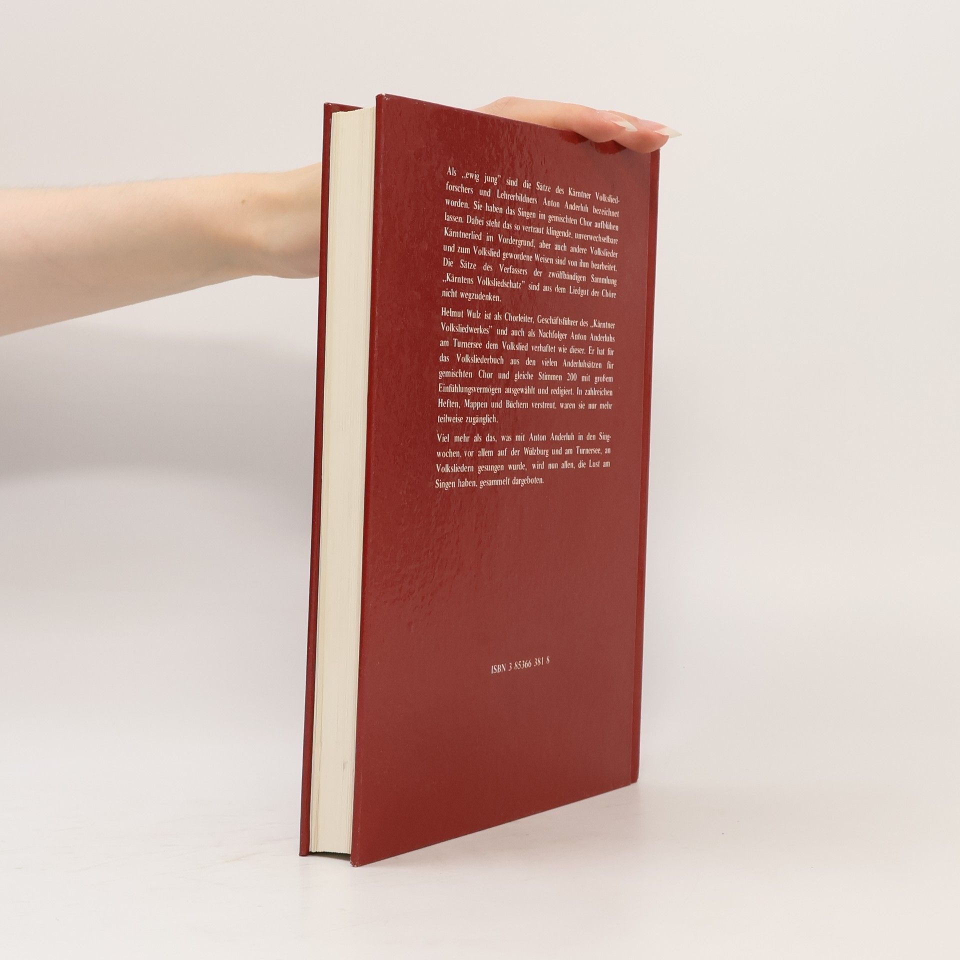 Anton Anderluh Das Anderluh-Volksliederbuch