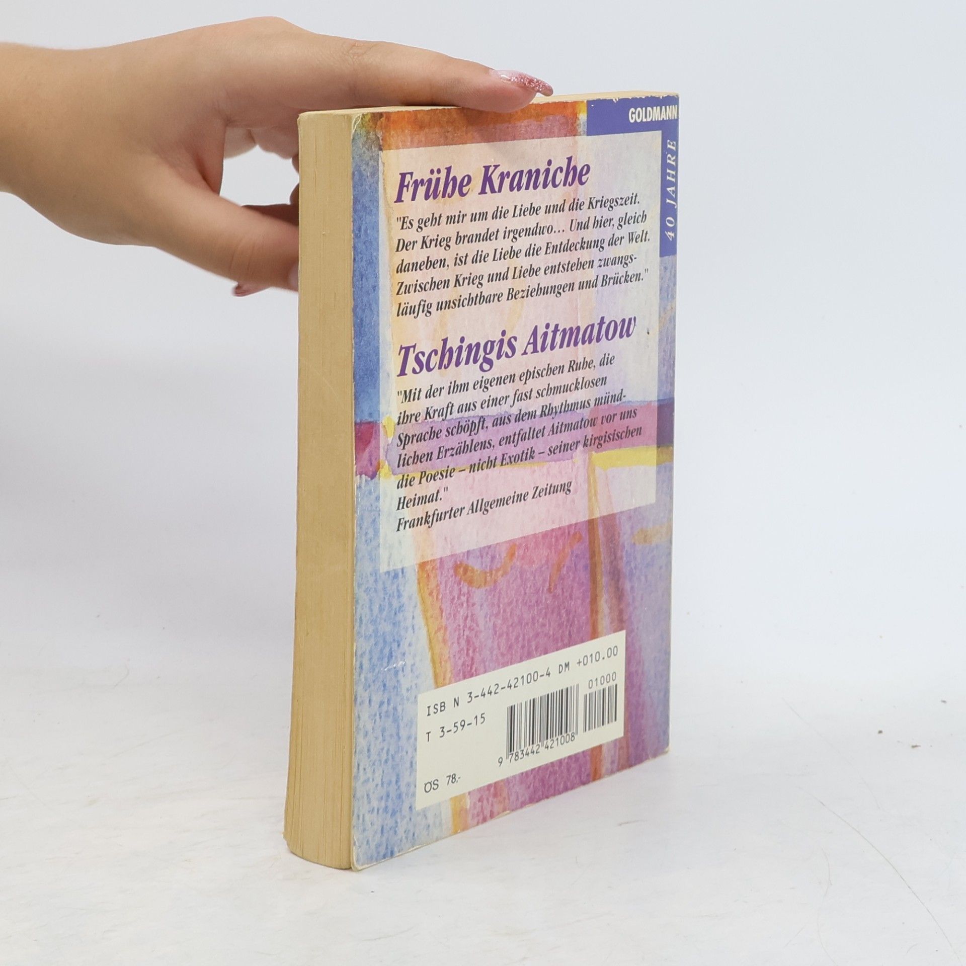 Tschingis Aitmatow Frühe Kraniche