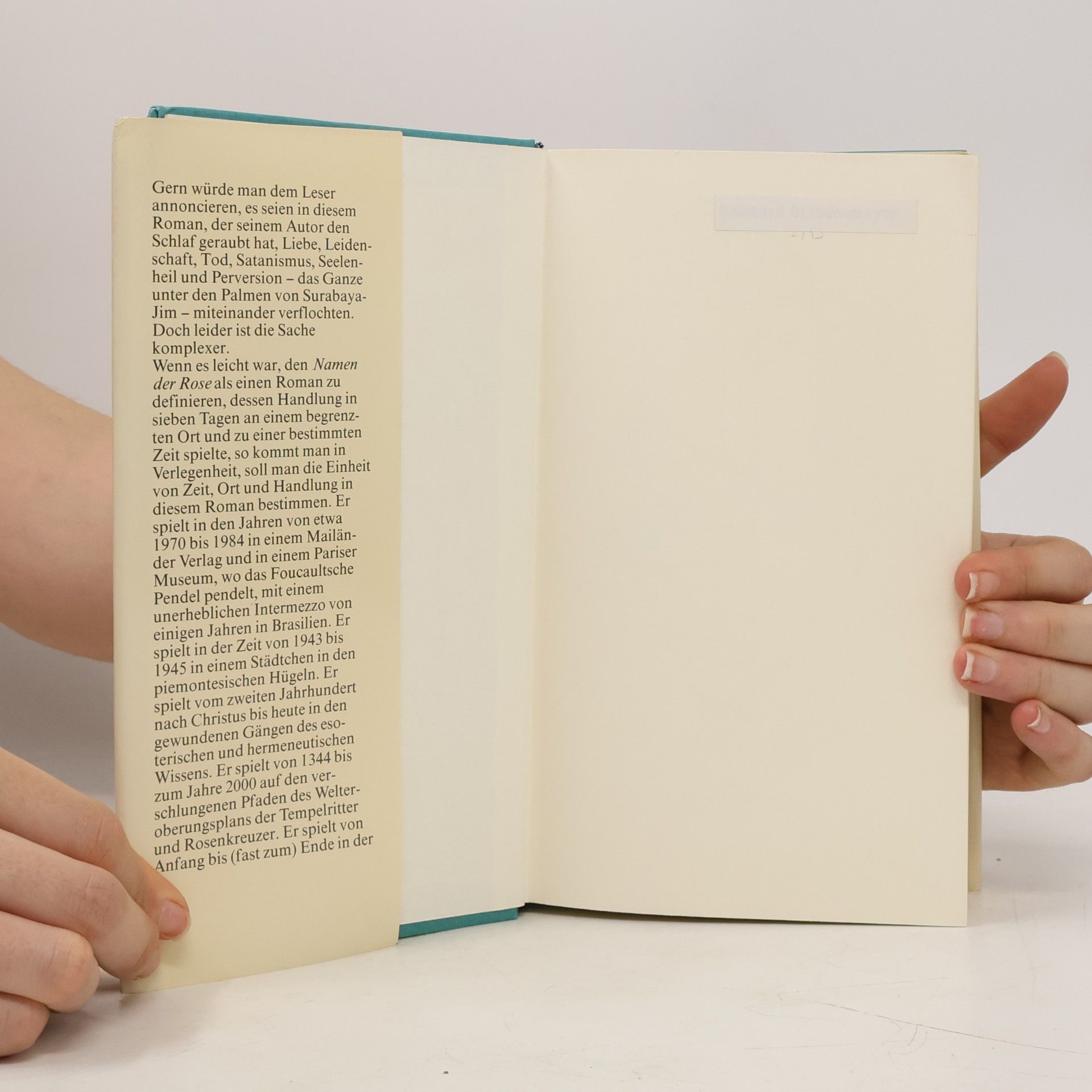Umberto Eco Das Foucaultsche Pendel