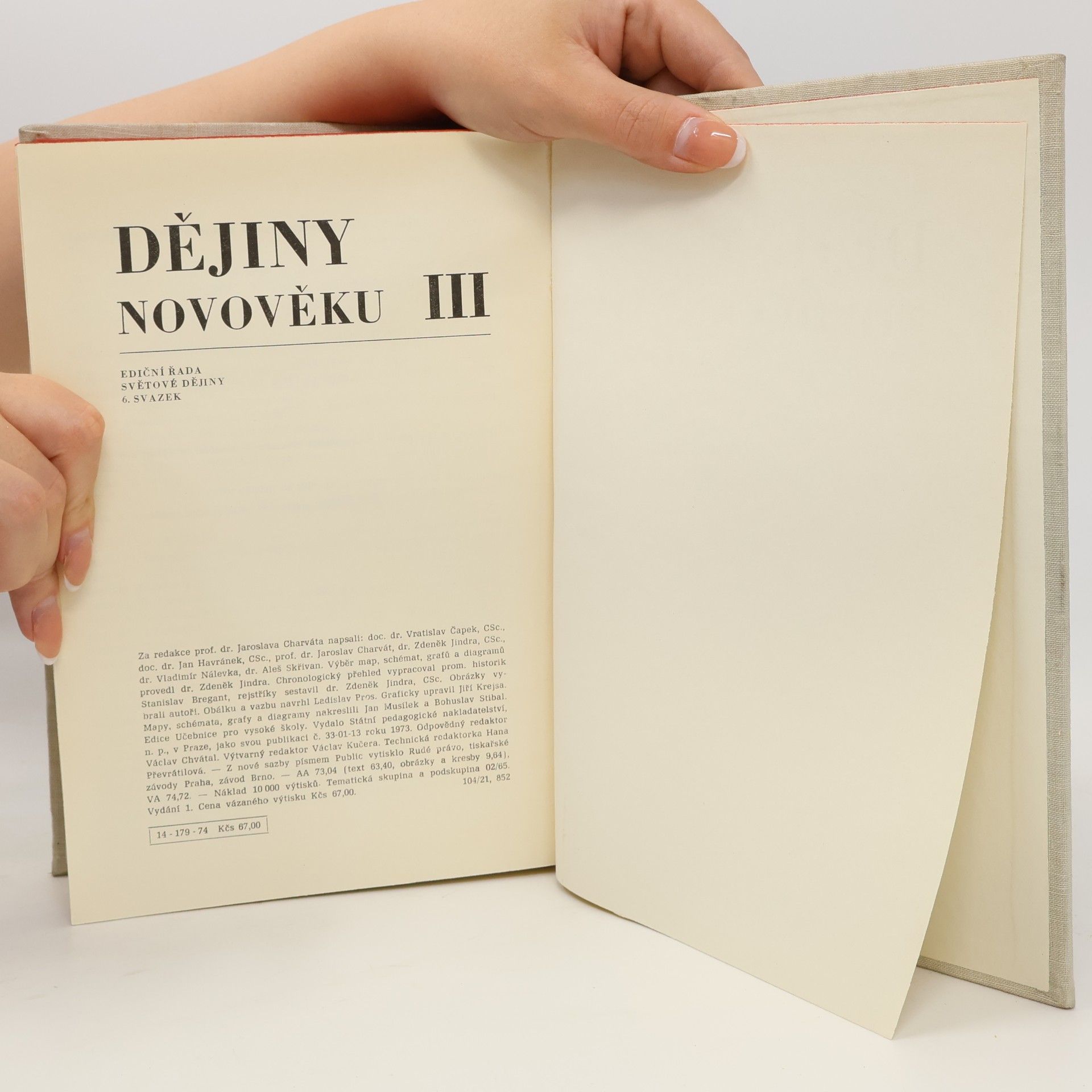 Collectif d'auteurs Dějiny novověku III.