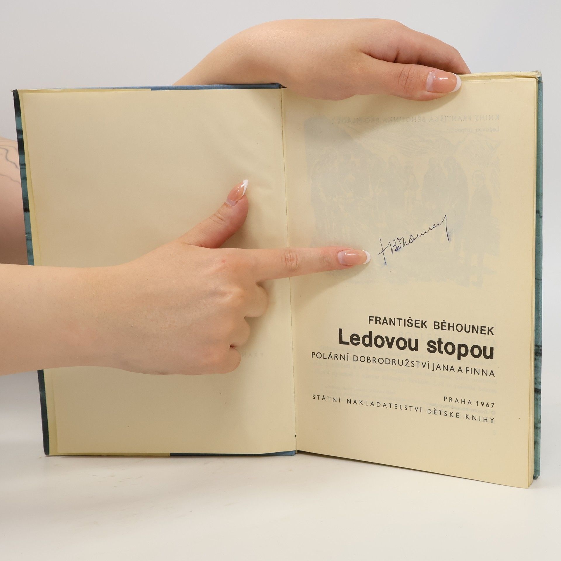 František Běhounek Ledovou stopou. Polární dobrodružství Jana a Finna