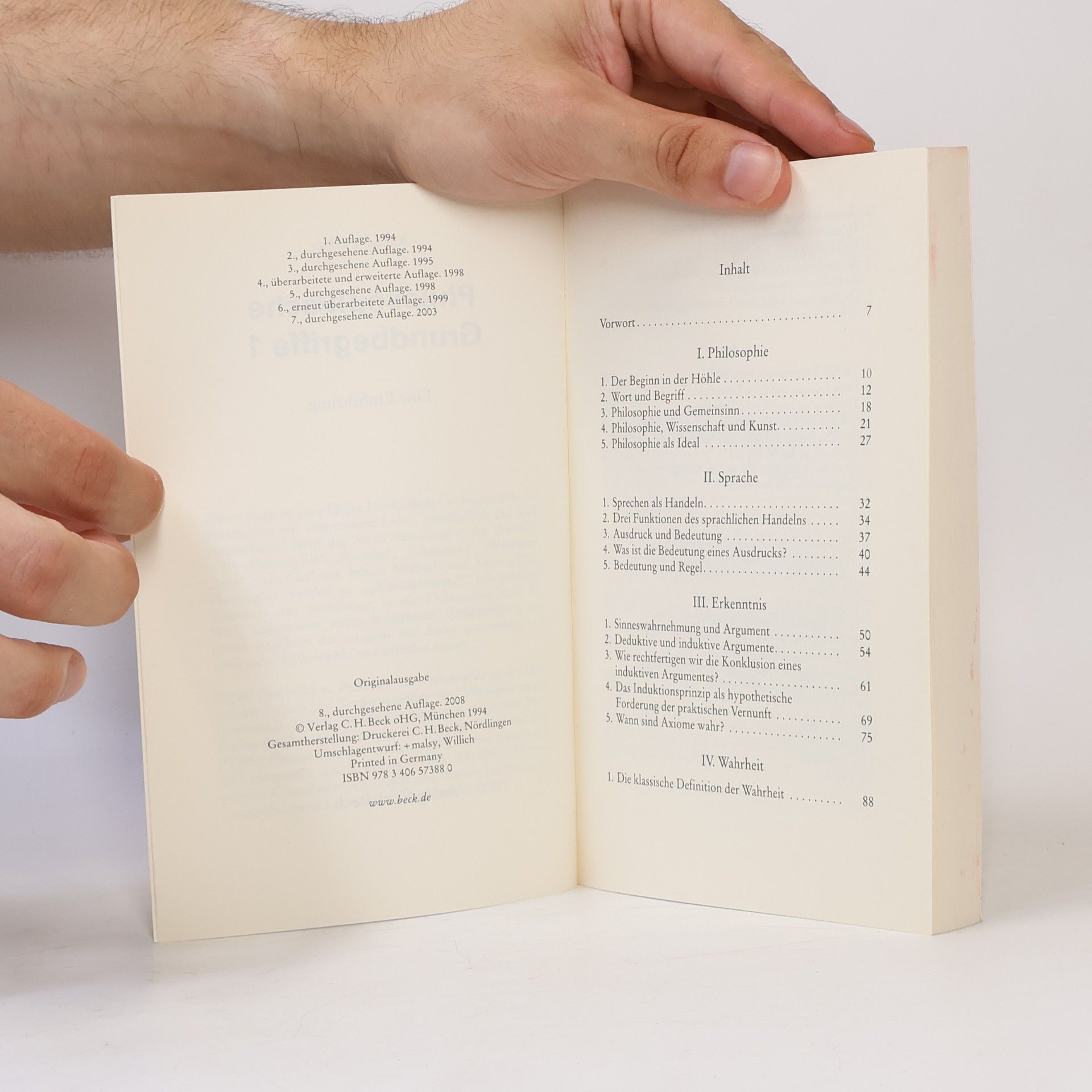 Rafael Ferber Beck'sche Reihe: Philosophische Grundbegriffe 1