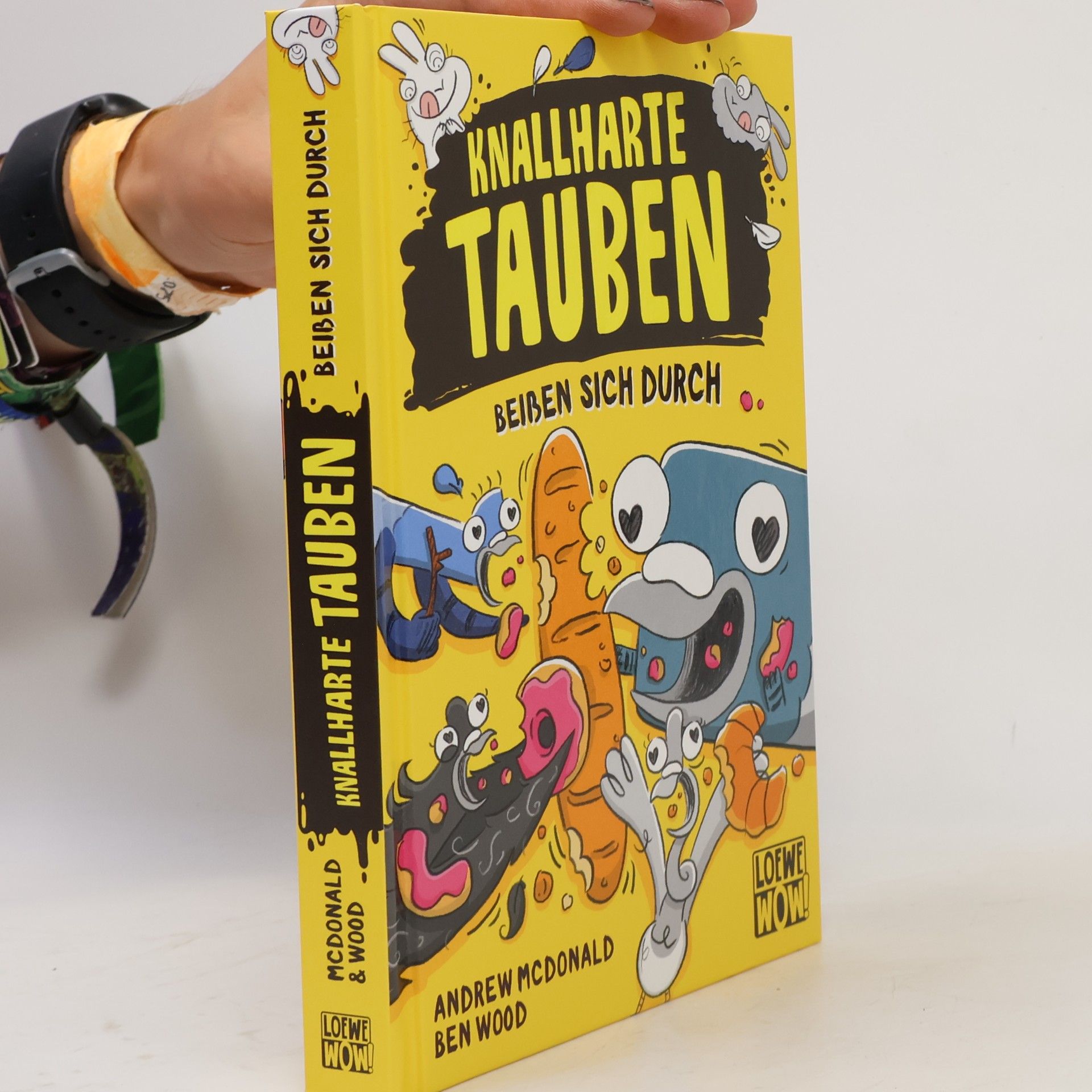 Knallharte Tauben beißen sich durch