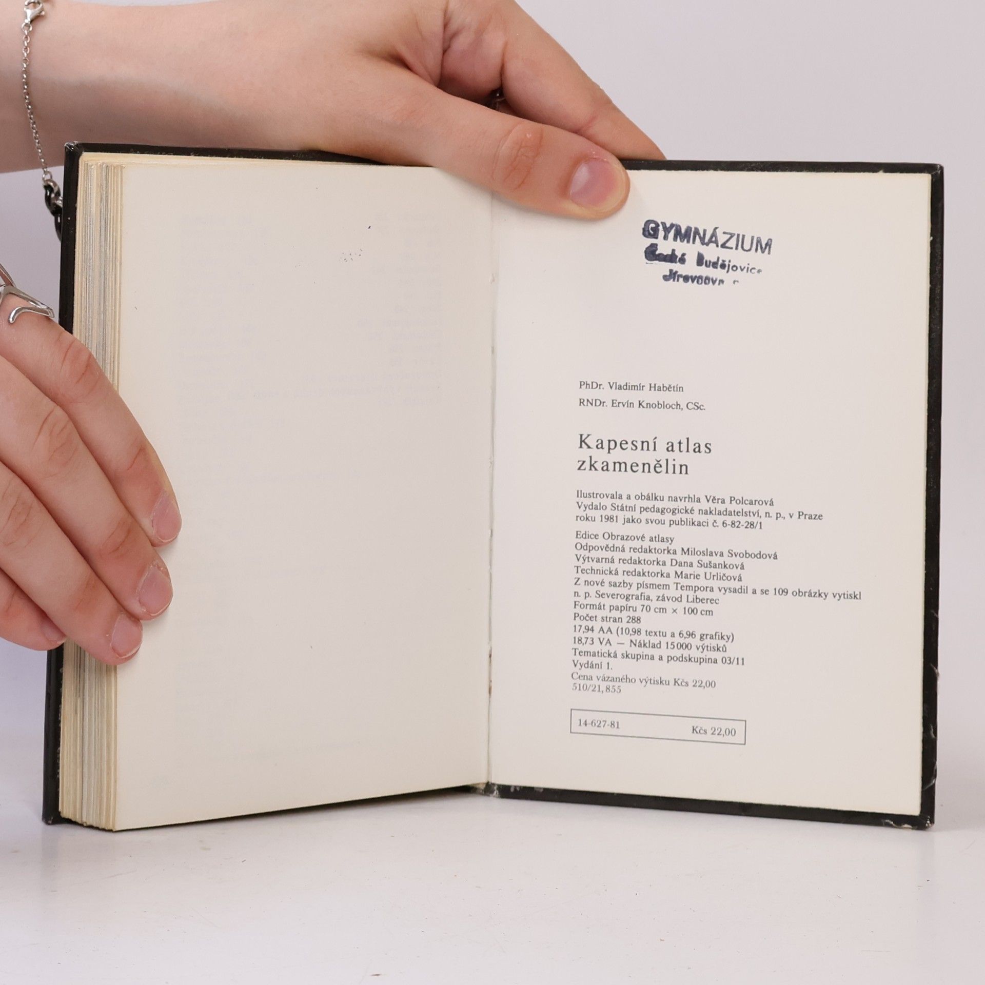 Vladimír Habětín Kapesní atlas zkamenělin