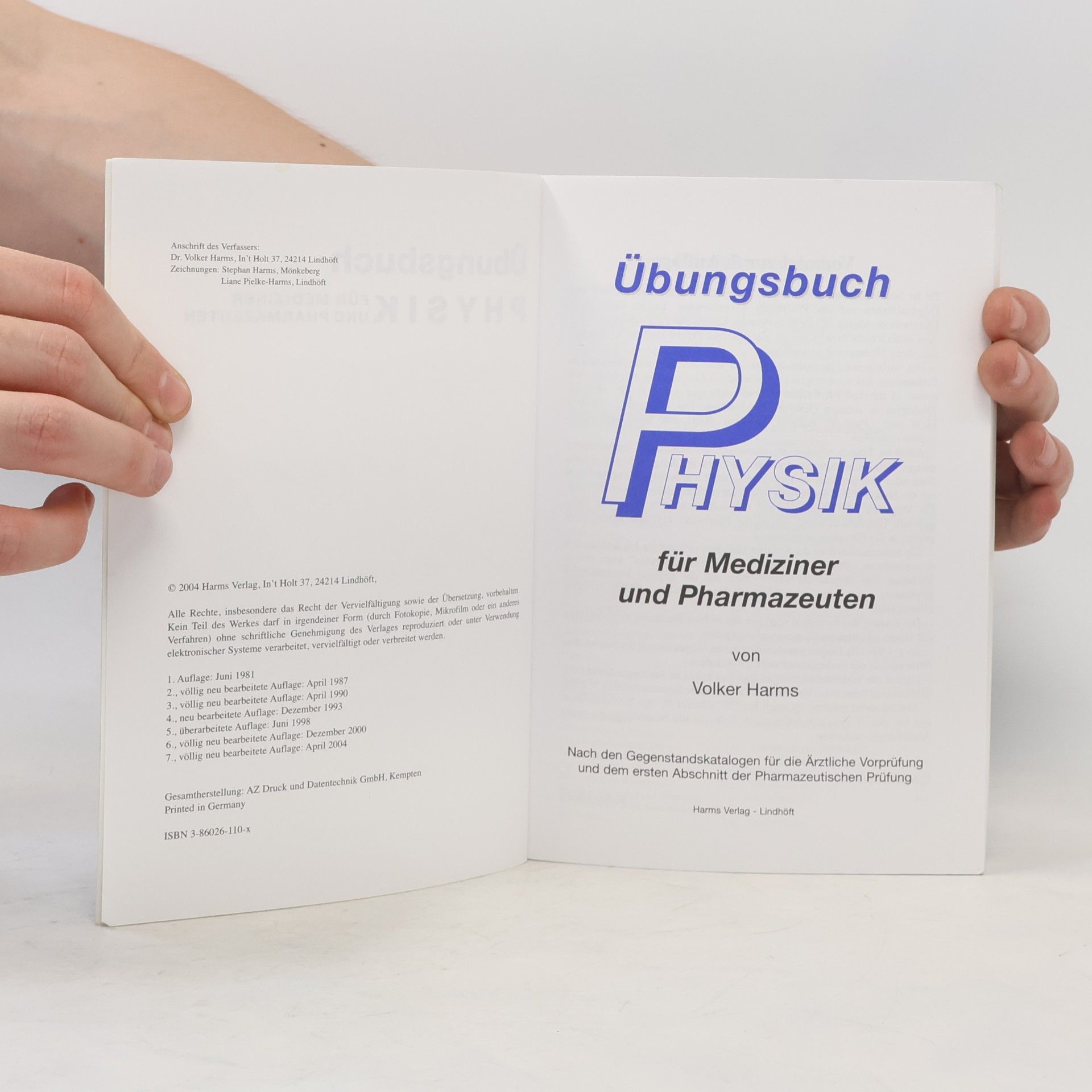 Volker Harms Übungsbuch Physik