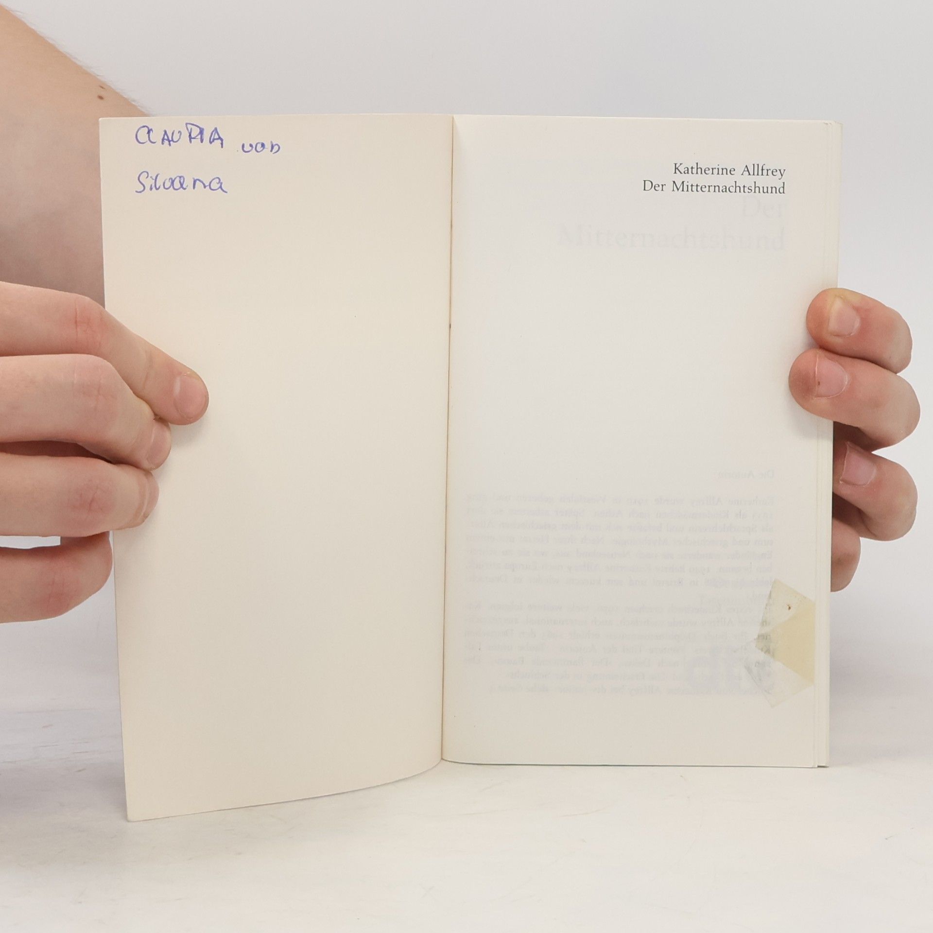 Katherine Allfrey Der Mitternachtshund