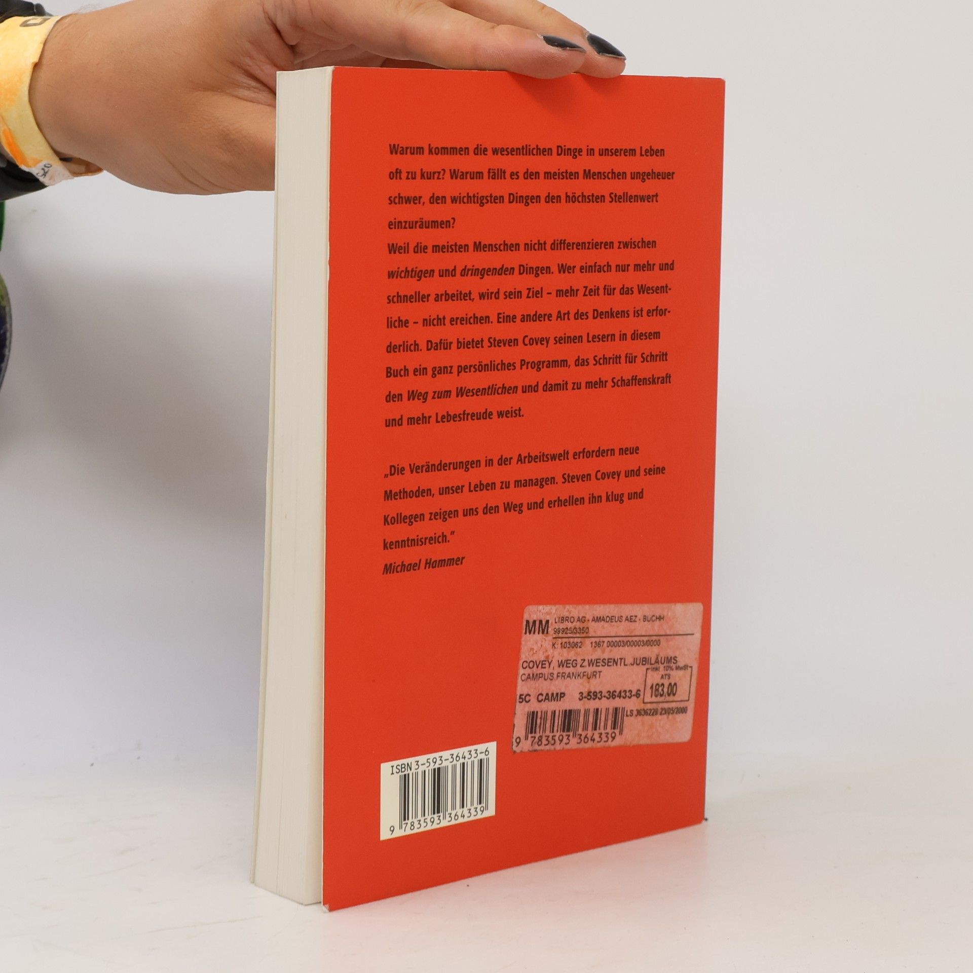 Stephen R. Covey Der Weg zum Wesentlichen