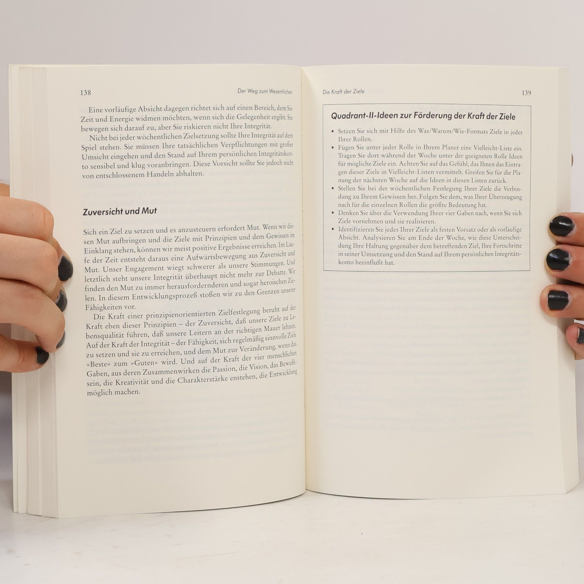 Stephen R. Covey Der Weg zum Wesentlichen