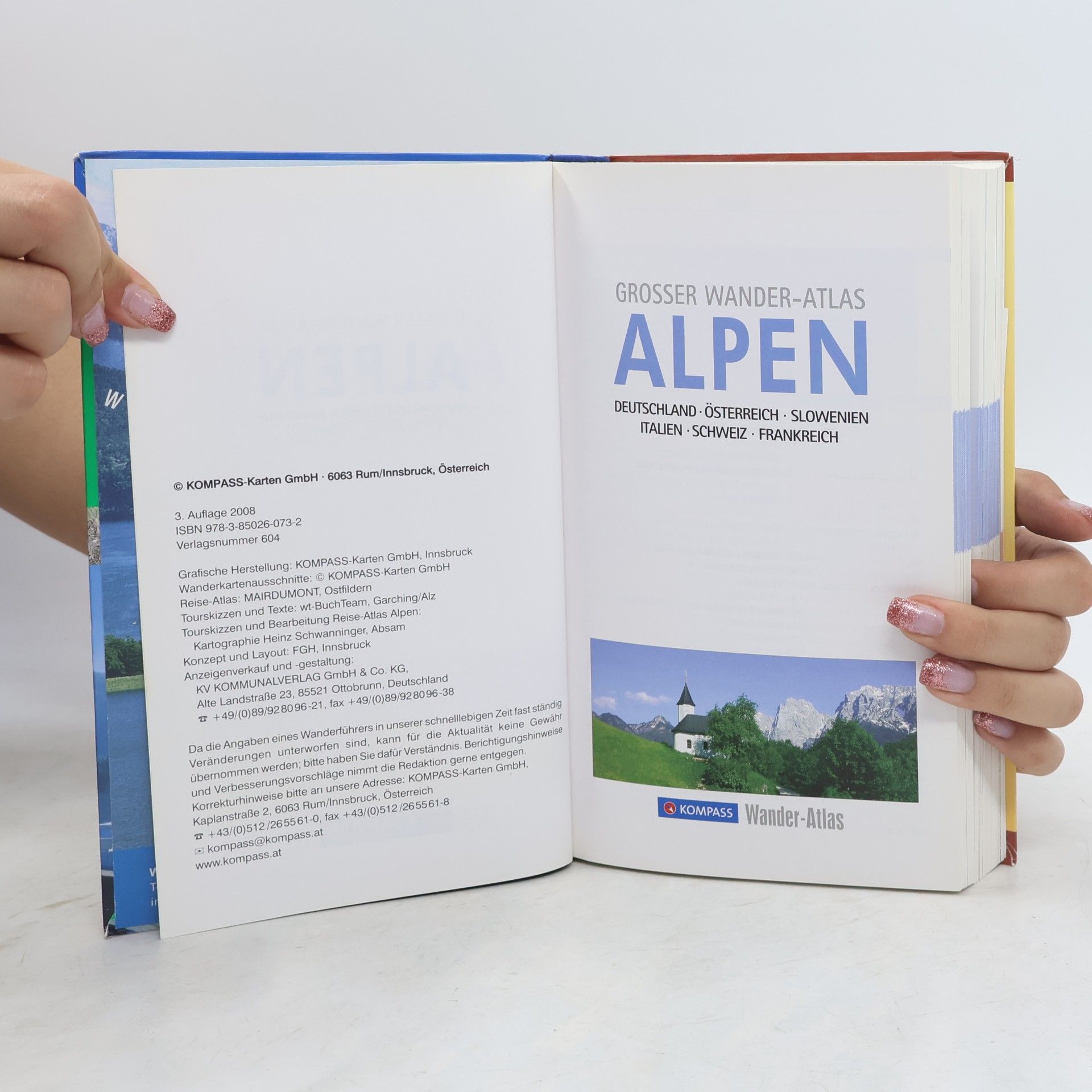 Autorenkollektiv Großer Wander-Atlas Alpen