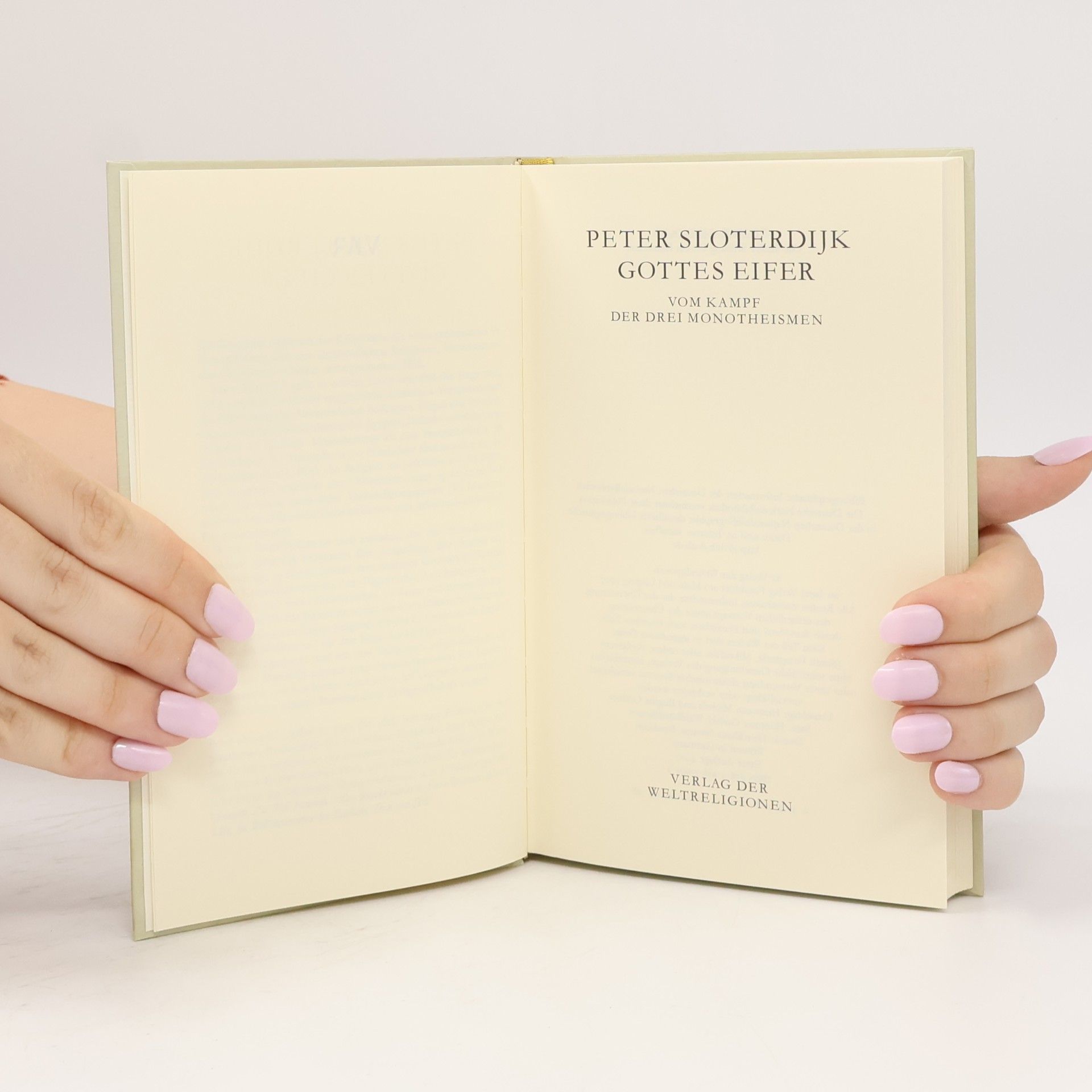 Peter Sloterdijk Gottes Eifer